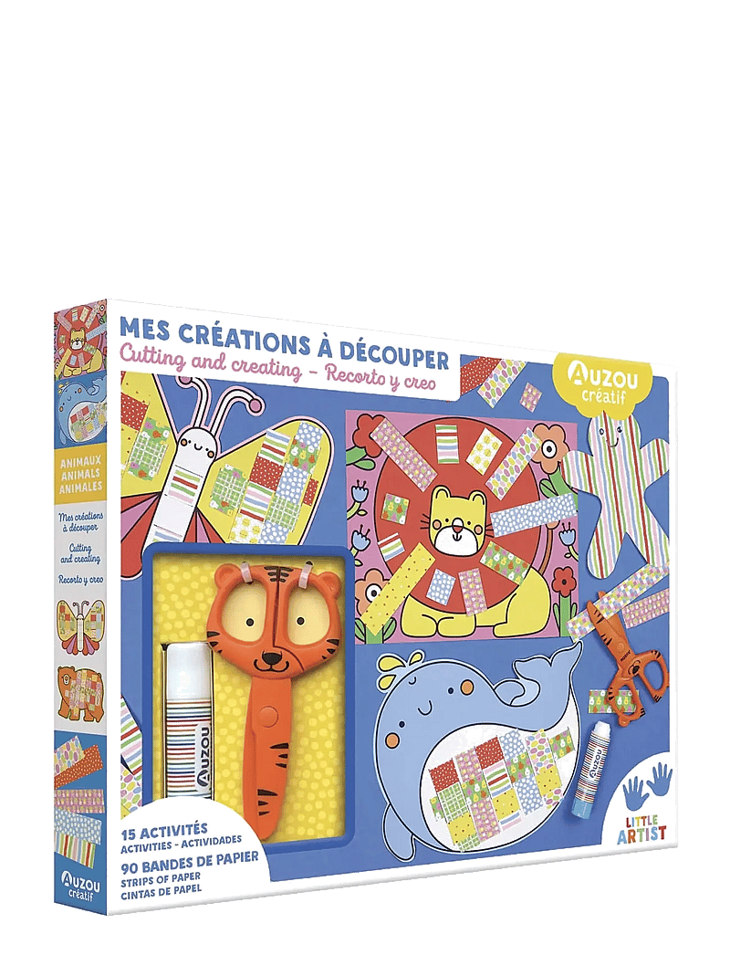Auzou - Artist Kit - Cutting and Creating - Animals - käsitöökomplekt - multi - 1