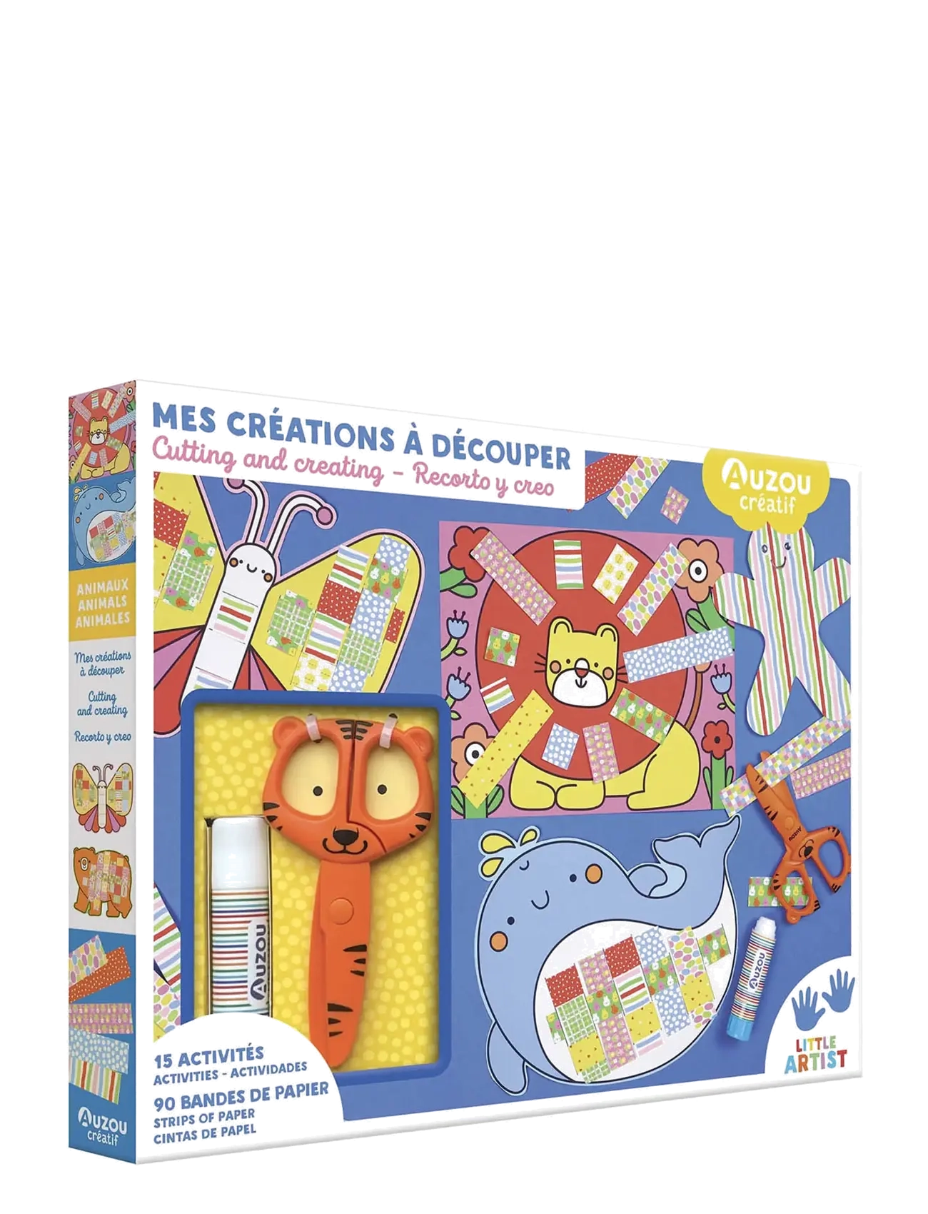 Auzou Artist Kit - Cutting and Creating - Animals - Jõulukingid - MULTI / multi