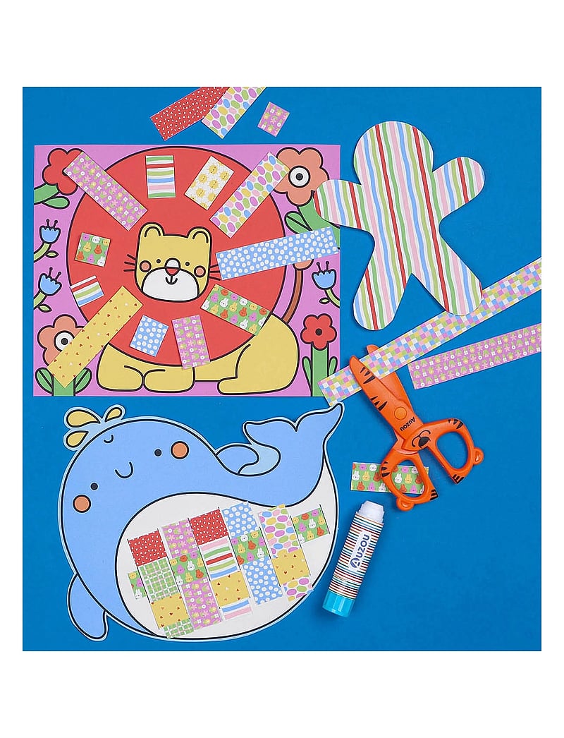 Auzou - Artist Kit - Cutting and Creating - Animals - käsitöökomplekt - multi - 0