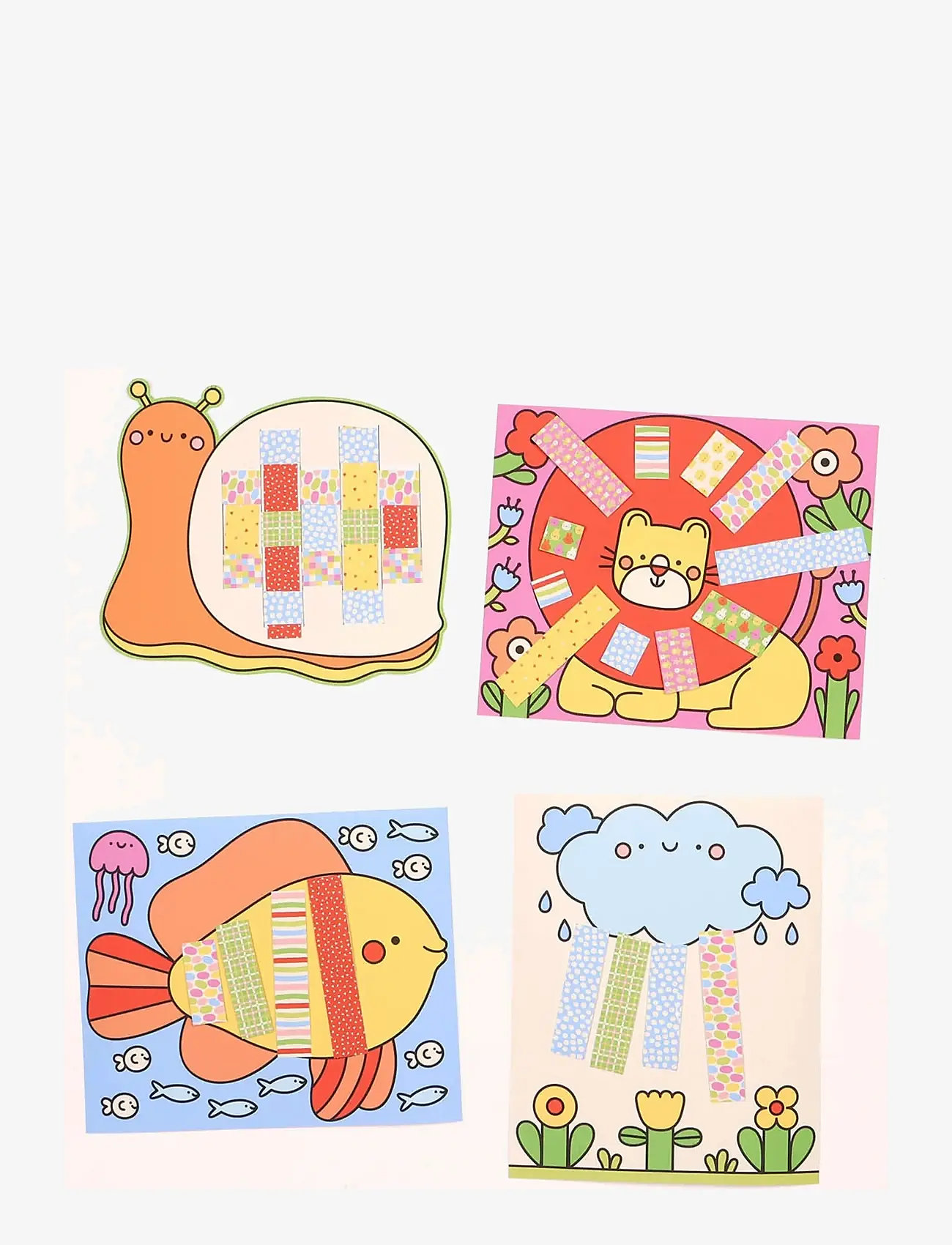 Auzou - Artist Kit - Cutting and Creating - Animals - käsitöökomplekt - multi - 3