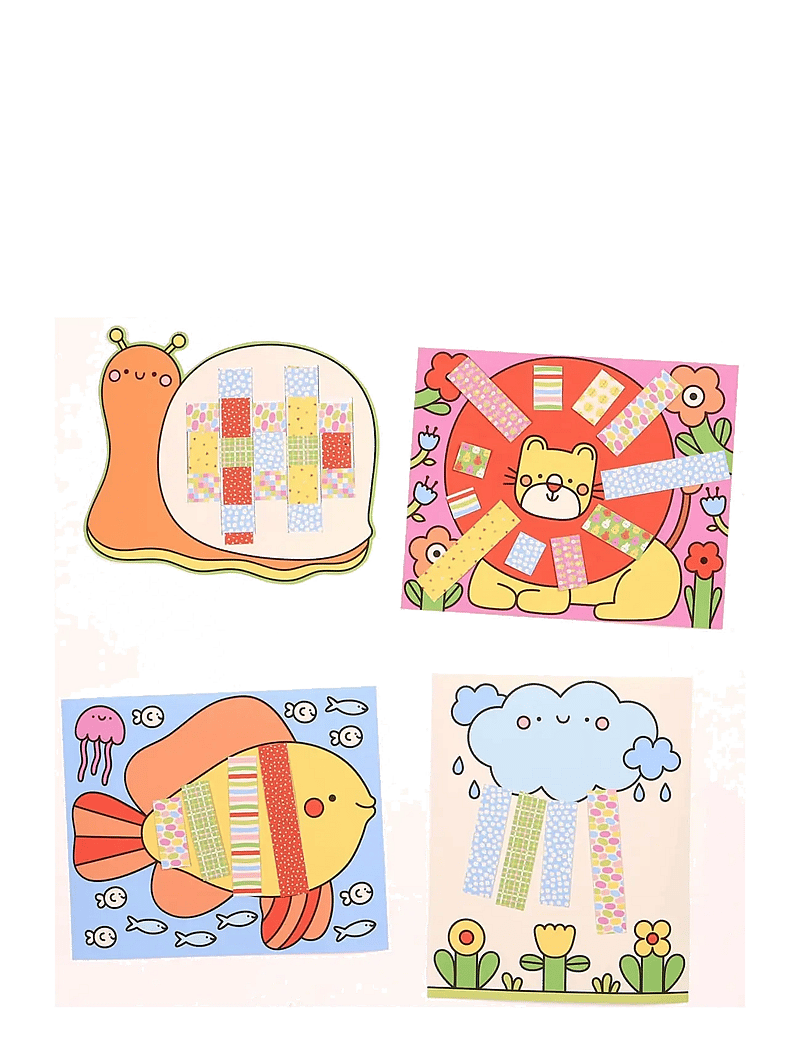 Auzou - Artist Kit - Cutting and Creating - Animals - käsitöökomplekt - multi - 3