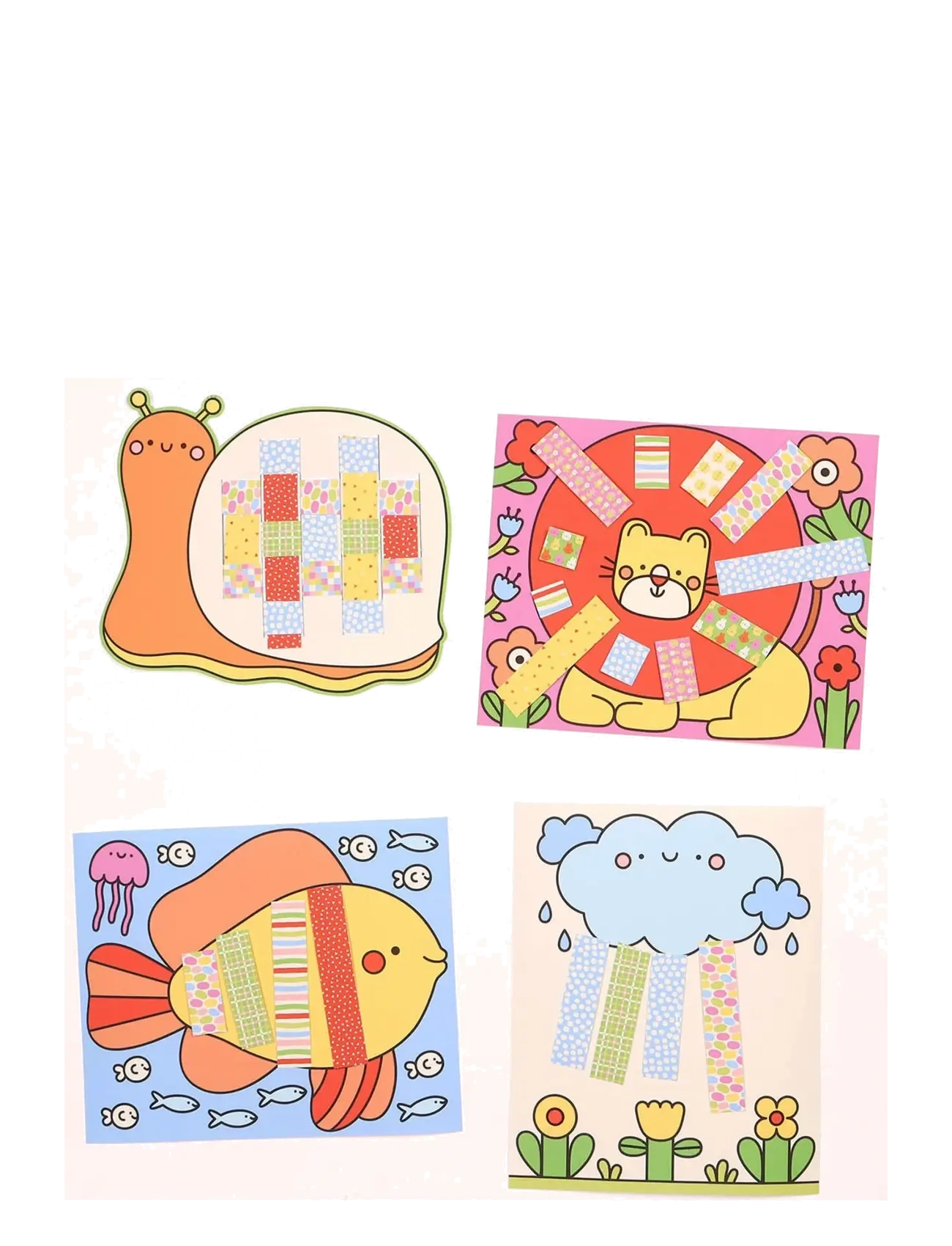 Auzou - Artist Kit - Cutting and Creating - Animals - rankdarbių rinkinys - multi - 3