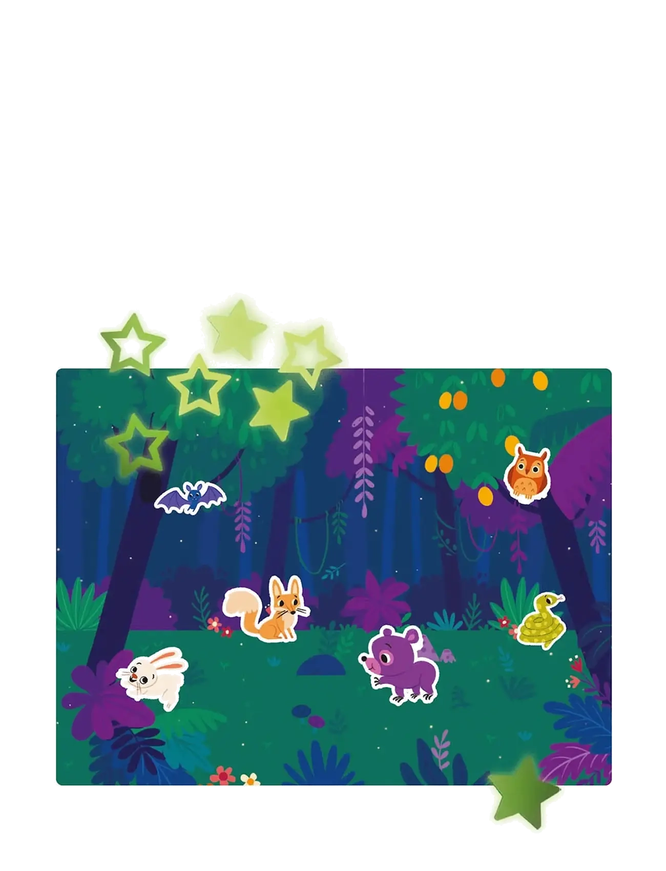 Auzou - Activity Kit - Stickers 200 pcs - Glow in the Dark - klistermærker - multi - 2