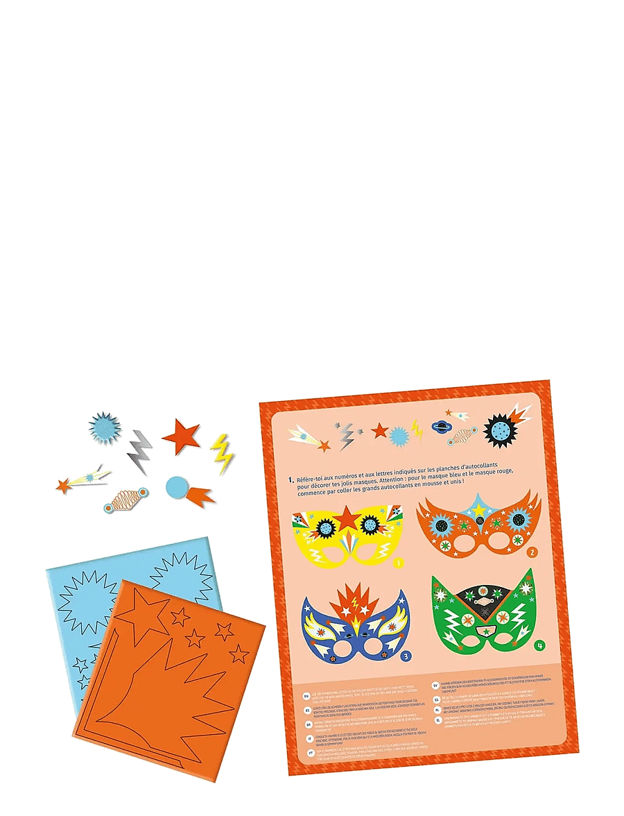 Auzou - Activity Kit - Masks to Decorate - Superheroes - käsitöökomplekt - multi - 3