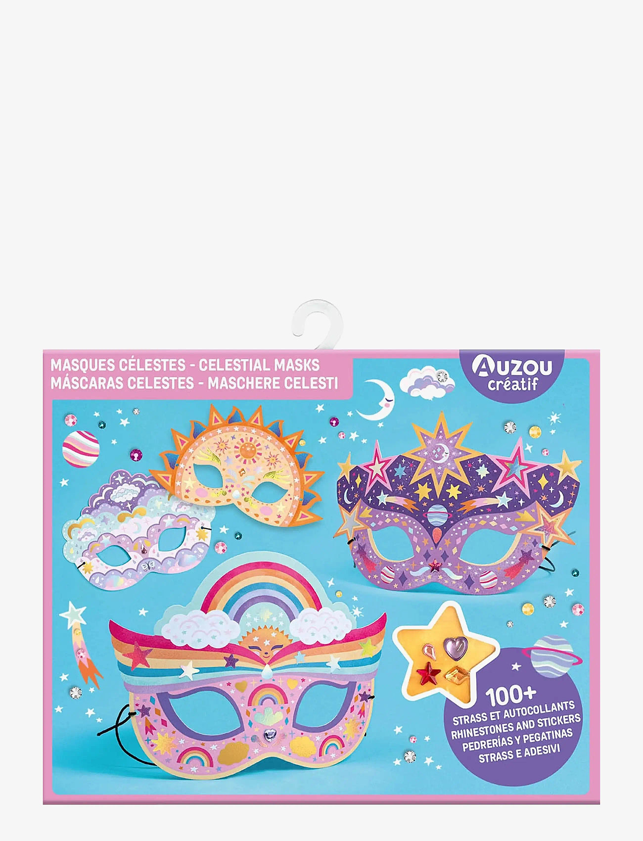 Auzou - Activity Kit - Masks to Decorate - Celestial - käsitöökomplekt - multi - 0