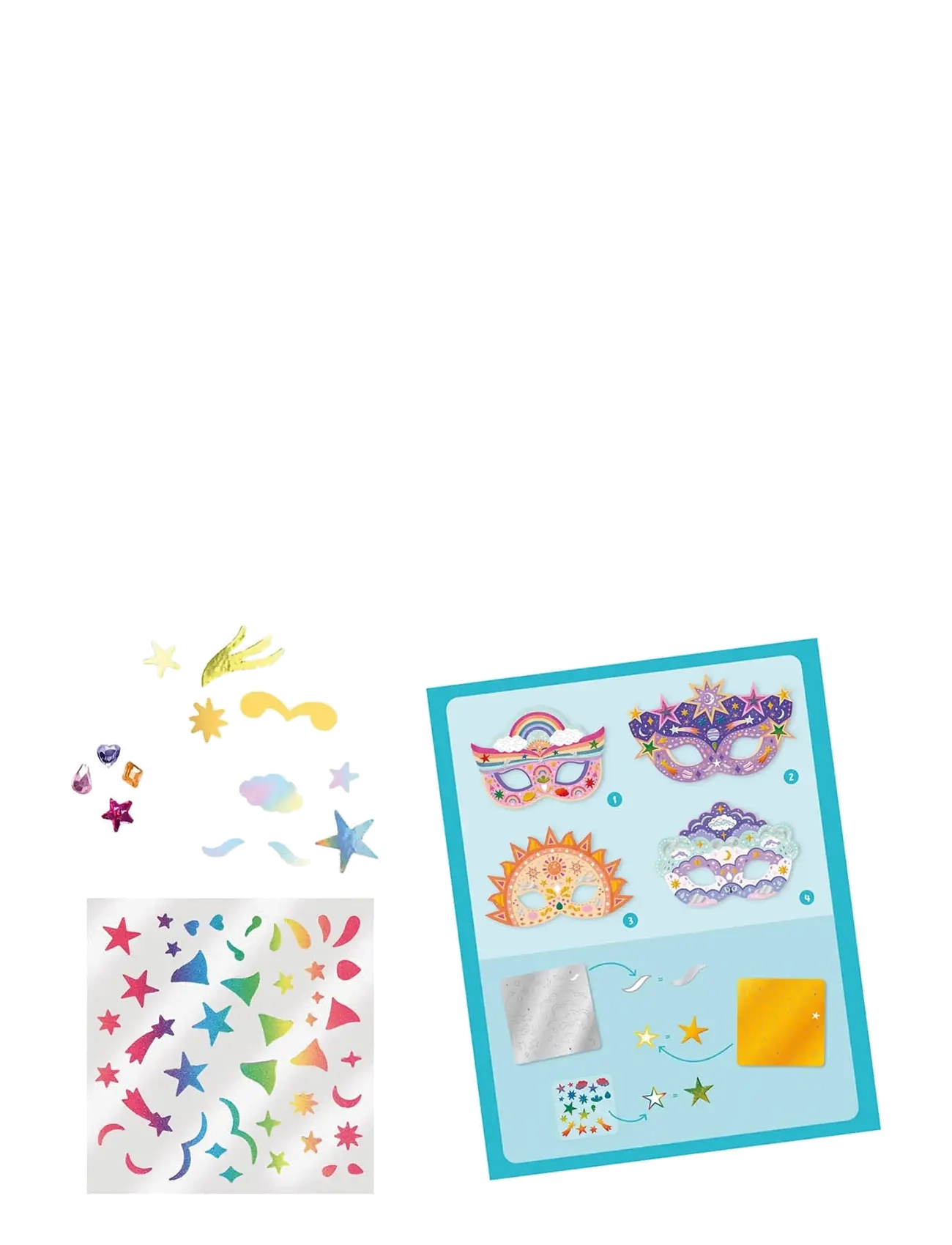 Auzou - Activity Kit - Masks to Decorate - Celestial - bastelset - multi - 3
