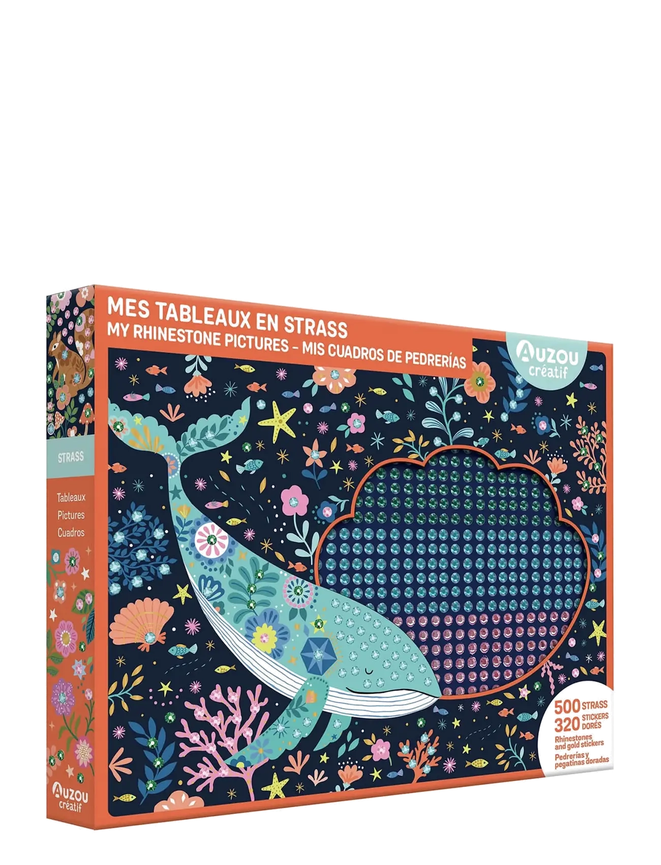Auzou Artist Kit Rhinestone Pictures, One Size, Craft, Mehrfarbig/gemustert - Craft Sets, Kinder