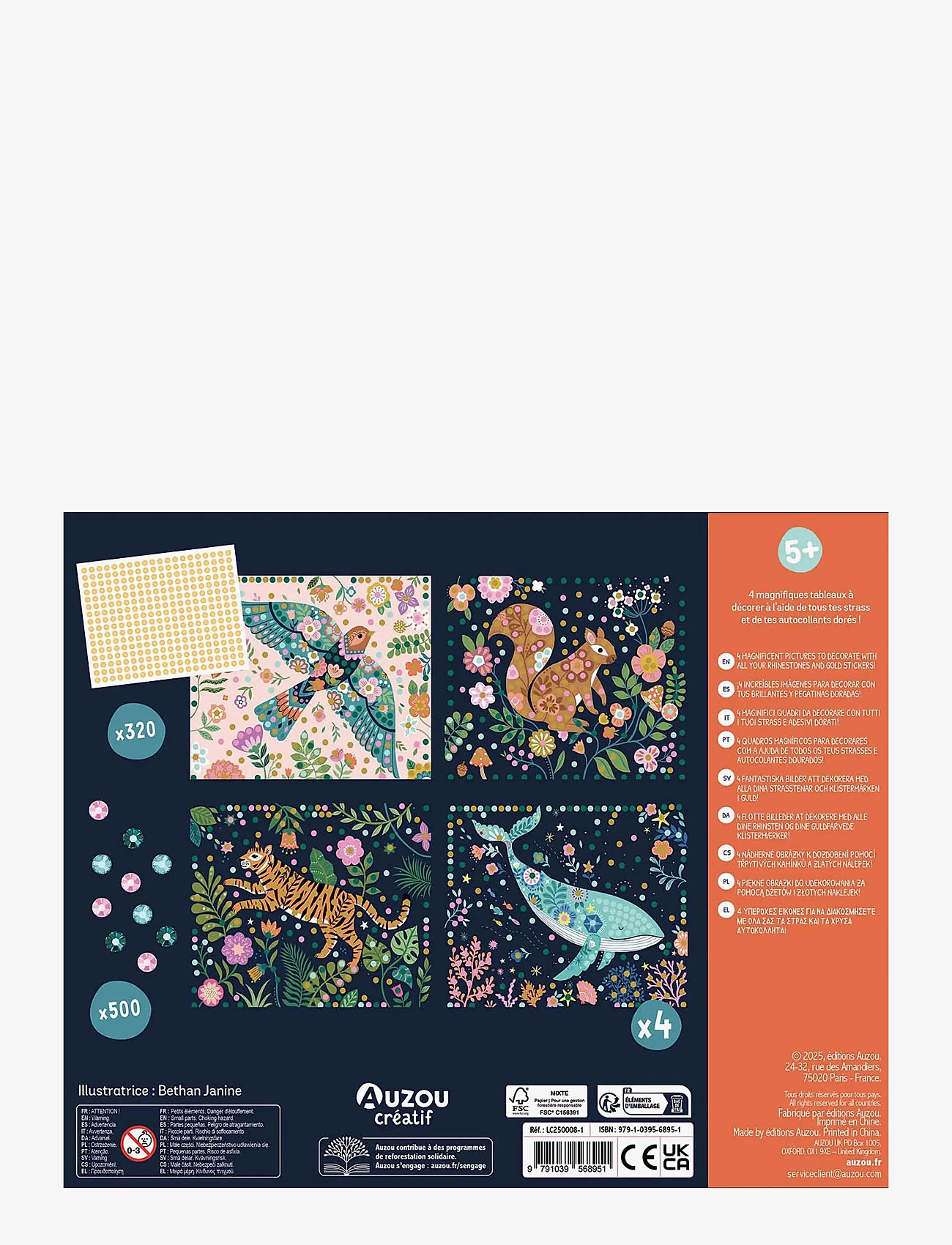 Auzou - Artist Kit - Rhinestone Pictures - askartelusetit - multi - 1