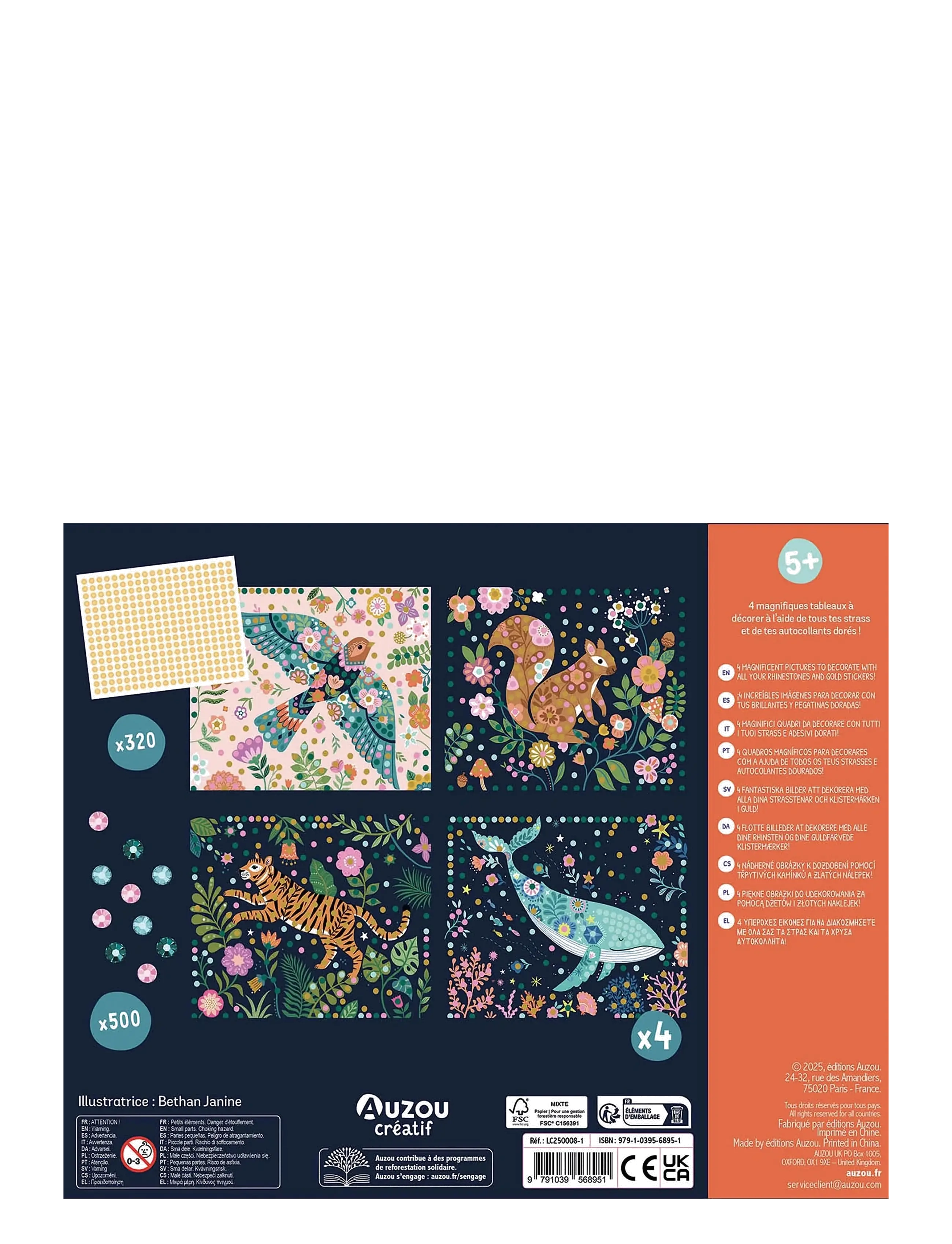 Auzou - Artist Kit - Rhinestone Pictures - pyssel - multi - 1