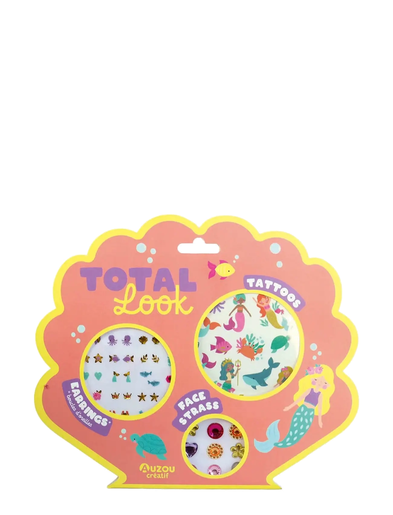 Auzou Total look - Tattoos Ear stickers Face strass - Mermaid - Jõulukingid - MULTI / multi