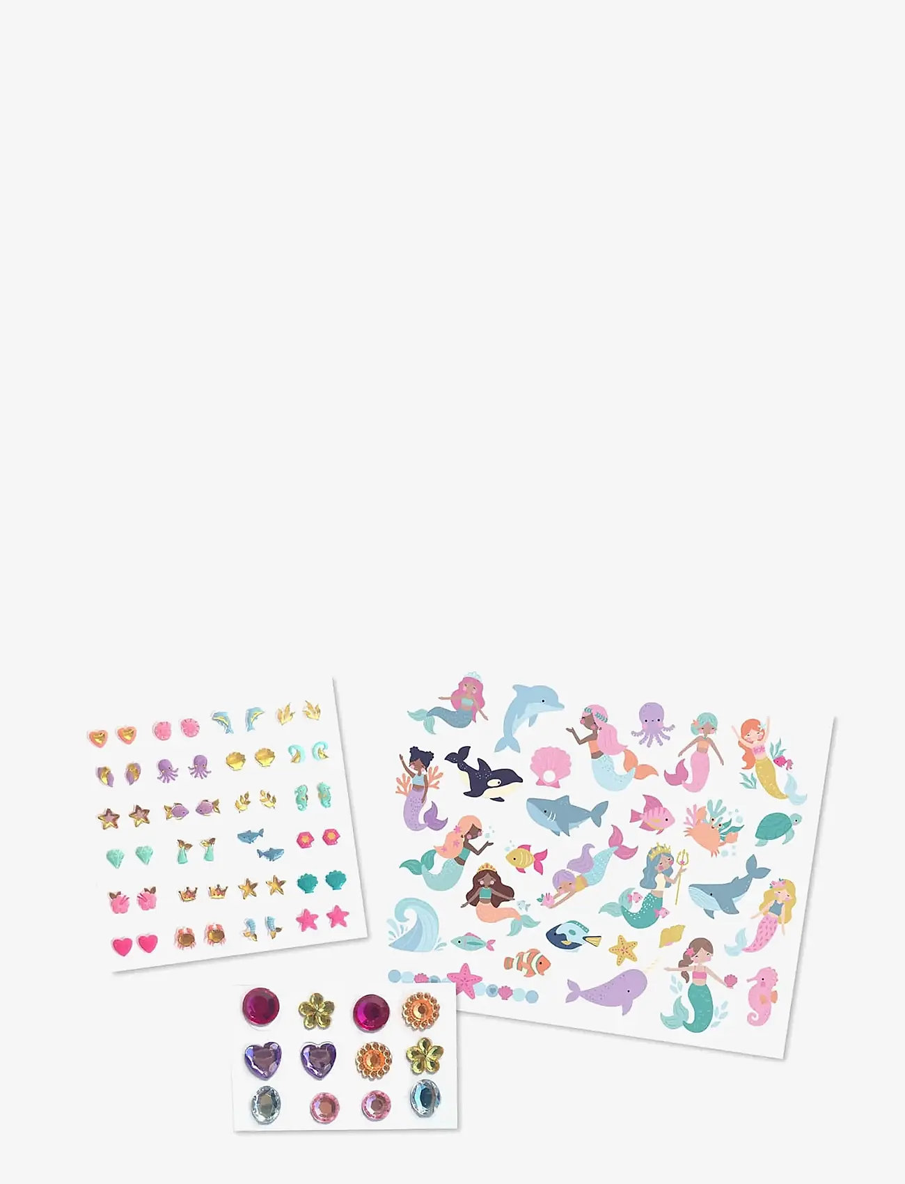 Auzou - Total look - Tattoos Ear stickers Face strass - Mermaid - zestaw kraftowy - multi - 3