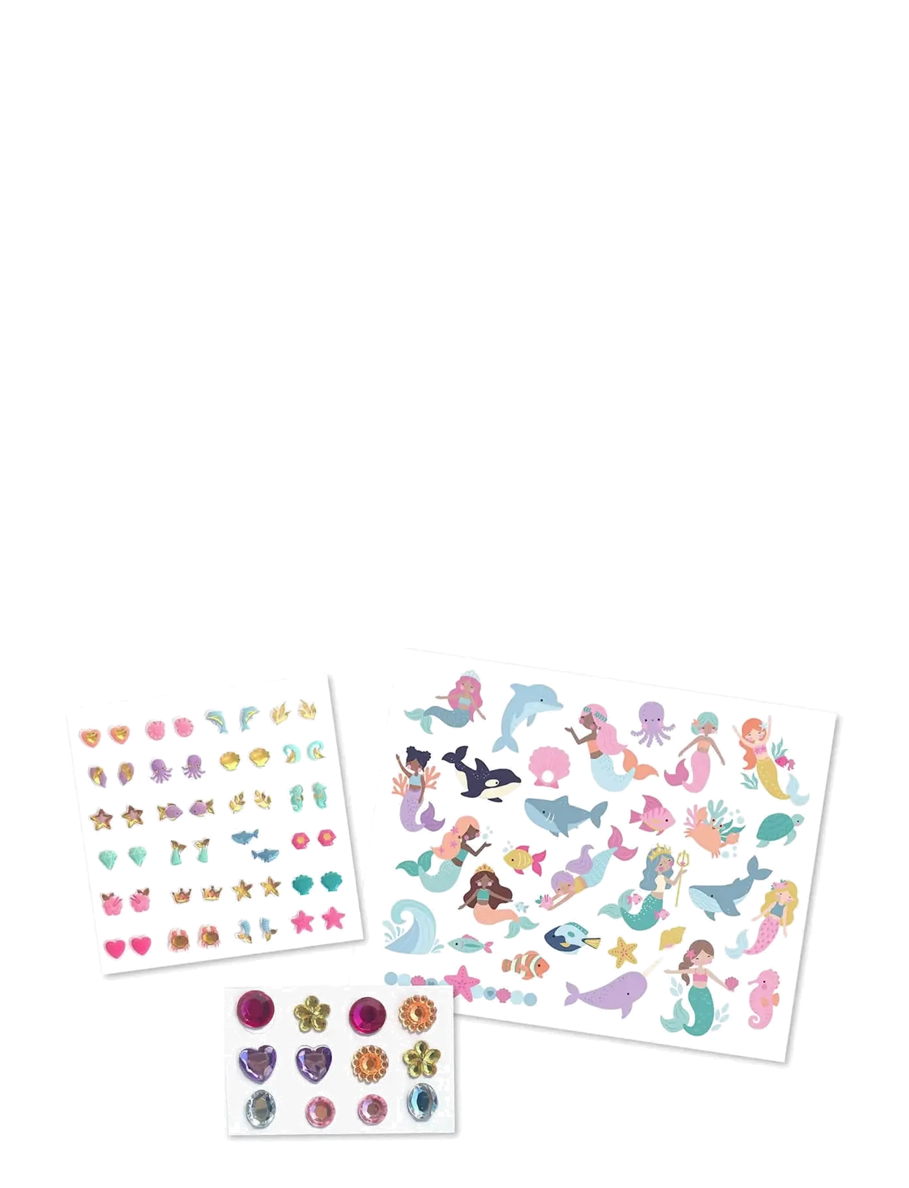 Auzou - Total look - Tattoos Ear stickers Face strass - Mermaid - käsitöökomplekt - multi - 3