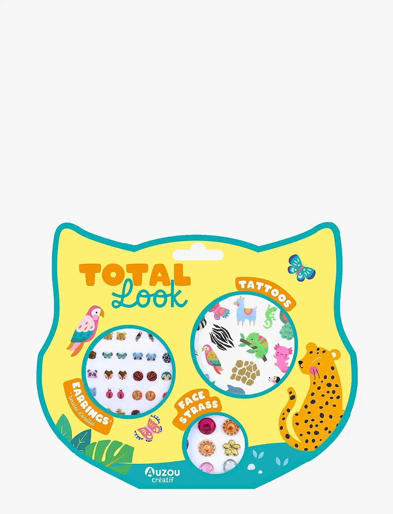 Auzou - Total look - Tattoos Ear stickers Face strass - Animals - craft sets - multi - 1