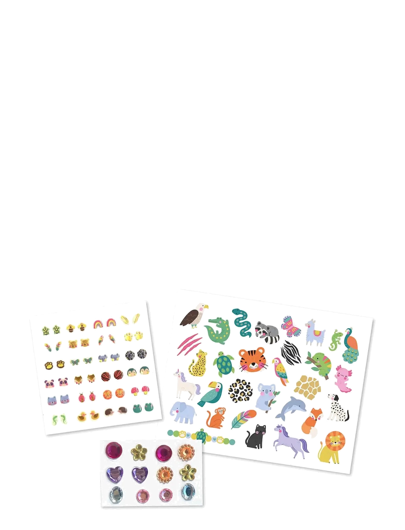 Auzou - Total look - Tattoos Ear stickers Face strass - Animals - kreasæt - multi - 3