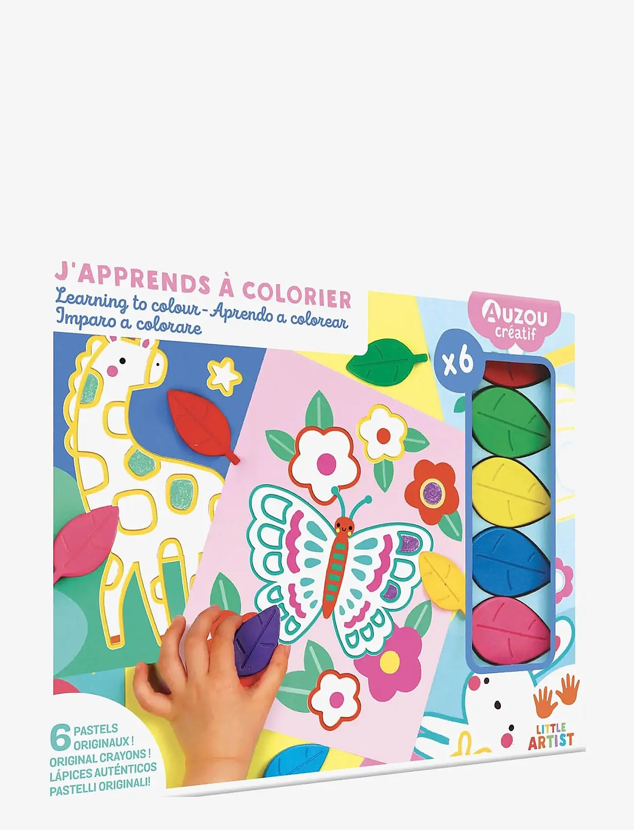 Auzou - Artist Kit - Learning to Colour - joonistustahvlid - multi - 1