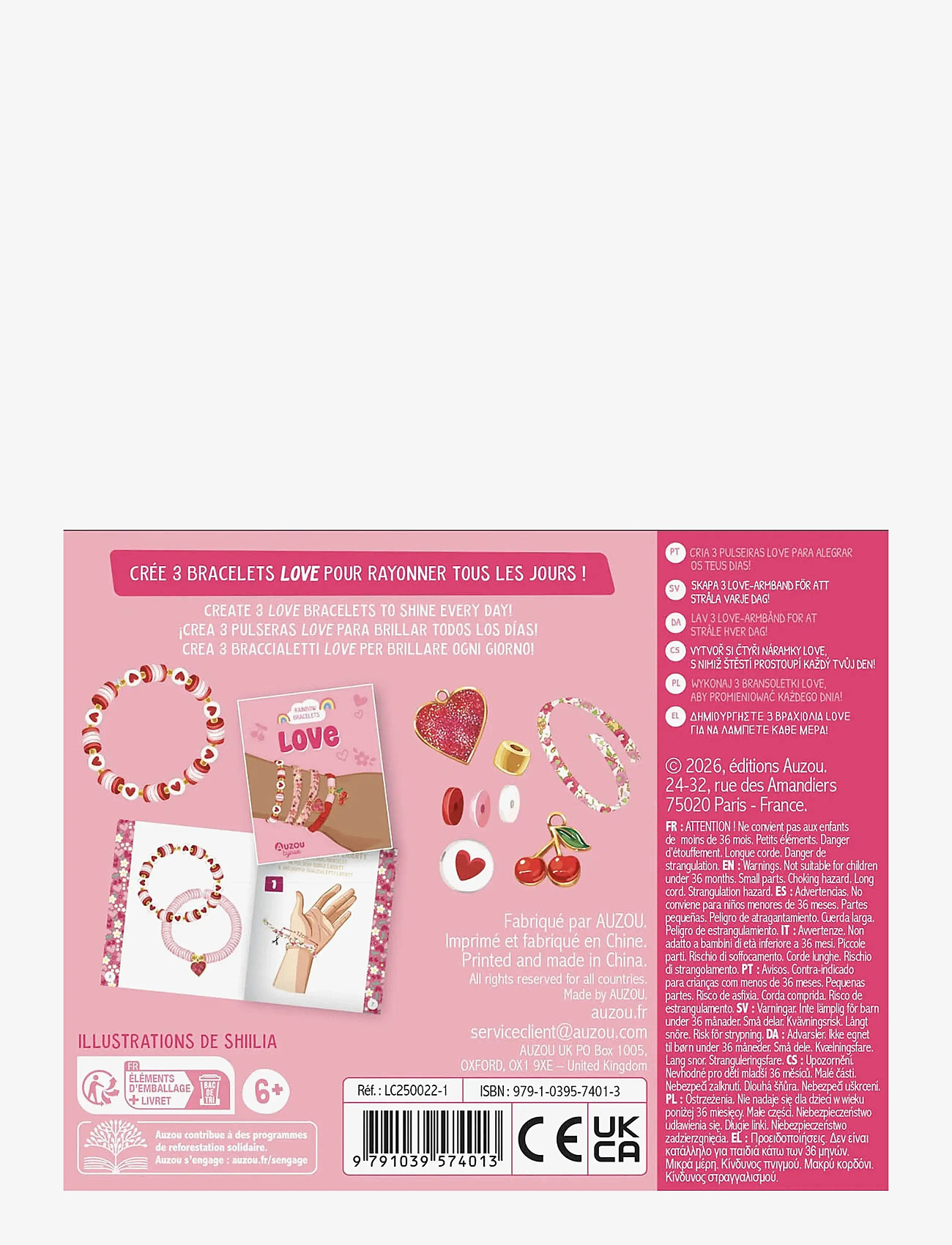 Auzou - Jewellery Factory - Love - ehted & aksessuaarid - multi - 2