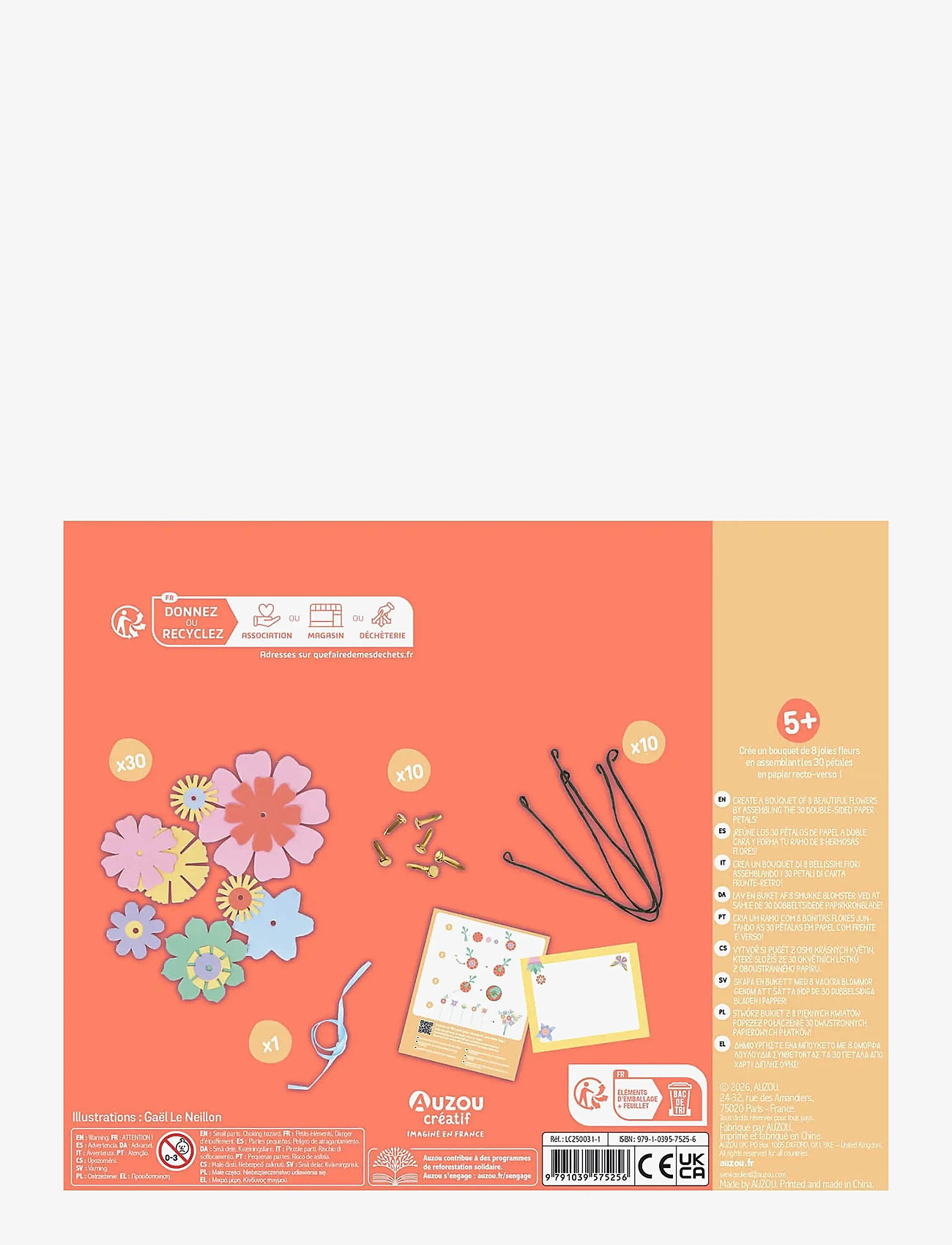 Auzou - Artist Kit - Flower Bouquet - bastelset - multi - 2
