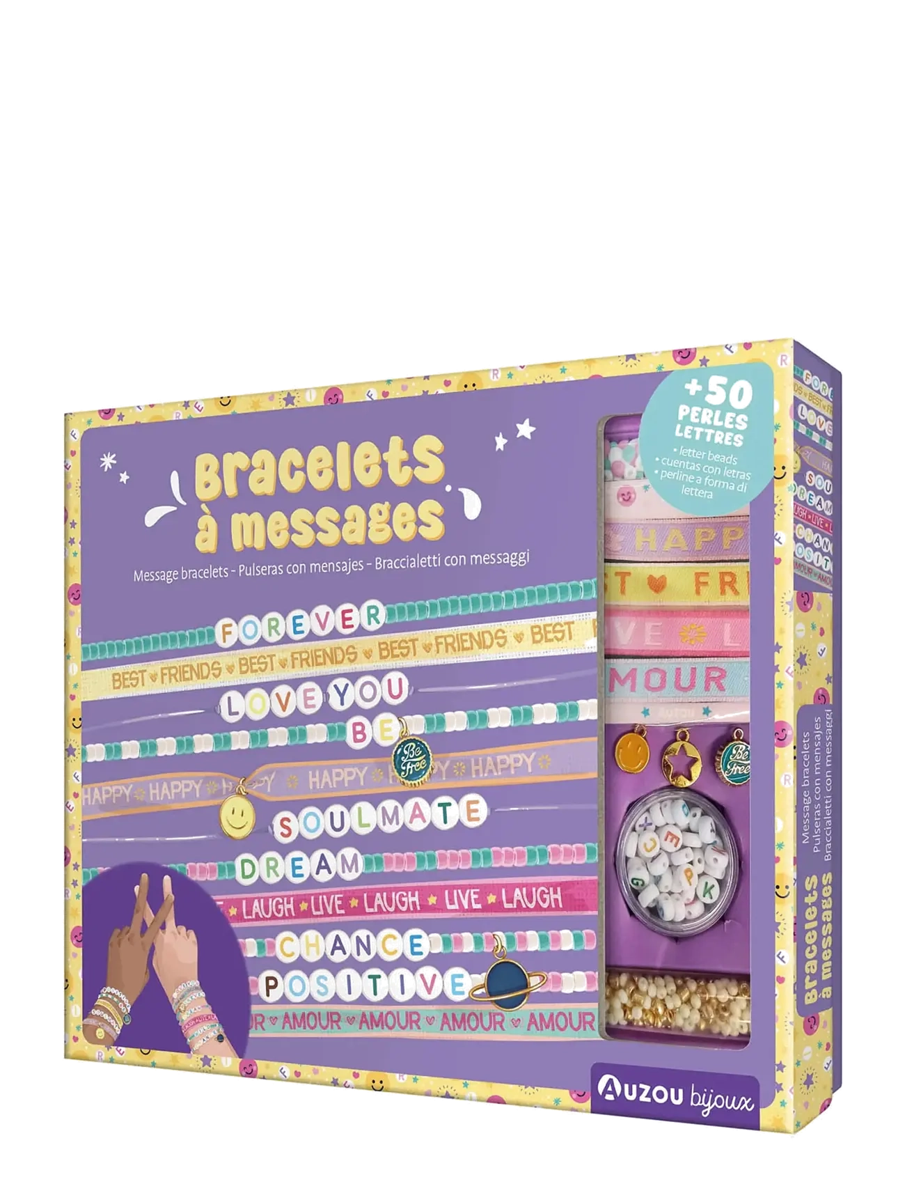 Auzou Jewellery Factory - Message Bracelets - Big Kit - Jõulukingid - MULTI / multi