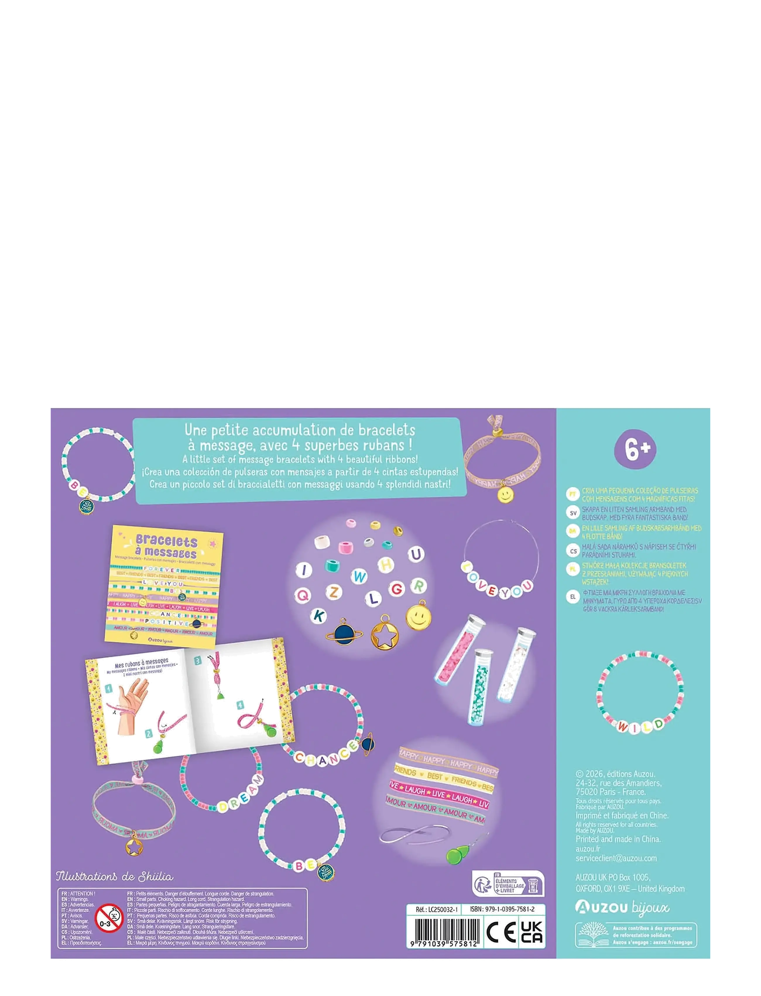 Auzou - Jewellery Factory - Message Bracelets - Big Kit - ehted & aksessuaarid - multi - 2