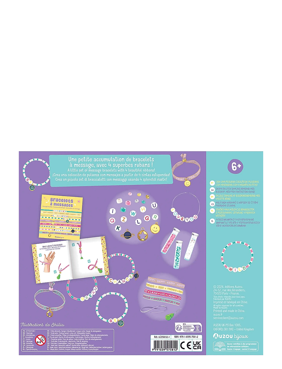 Auzou - Jewellery Factory - Message Bracelets - Big Kit - ehted & aksessuaarid - multi - 2