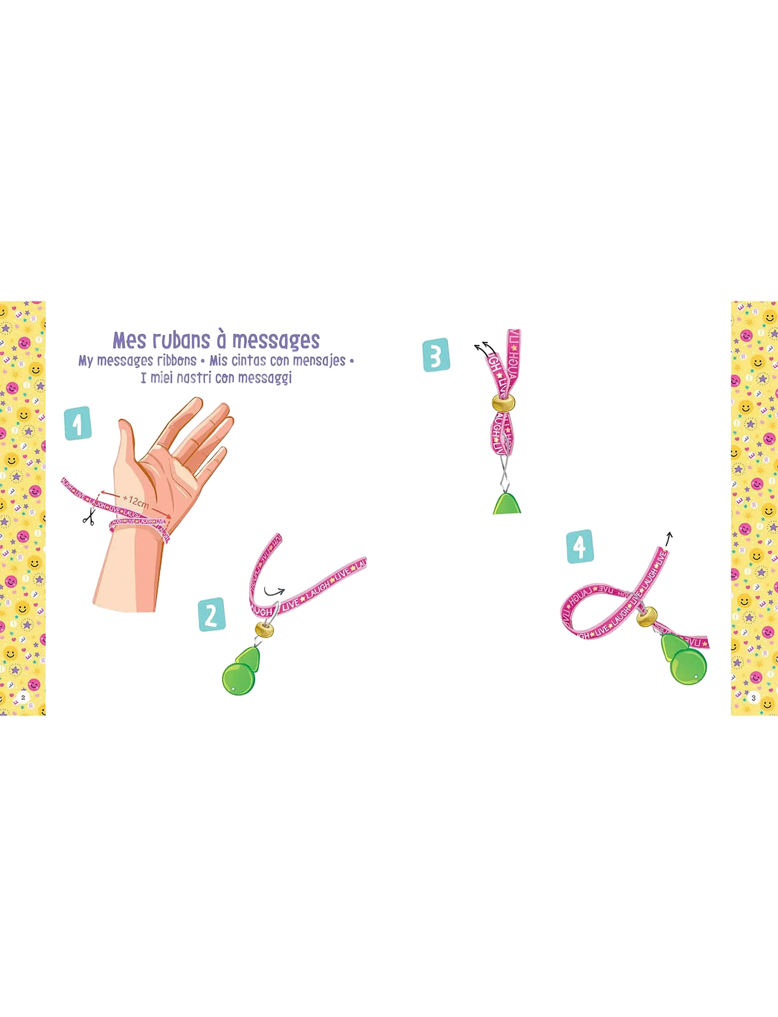 Auzou Jewellery Factory Message Bracelets Big Kit, Børn, Jewellery & Tilbehør, Multi/mønstret, Str: ONE SIZE
