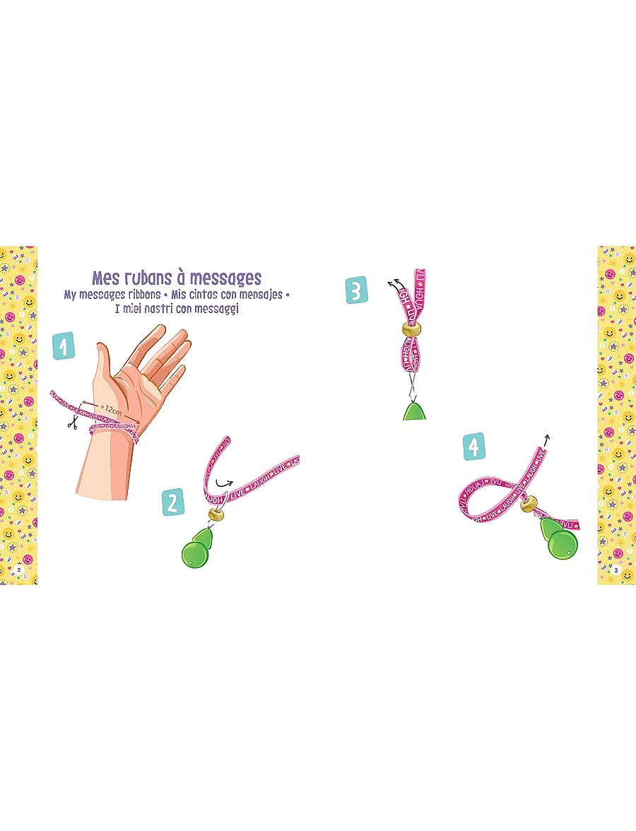 Auzou - Jewellery Factory - Message Bracelets - Big Kit - ehted & aksessuaarid - multi - 0
