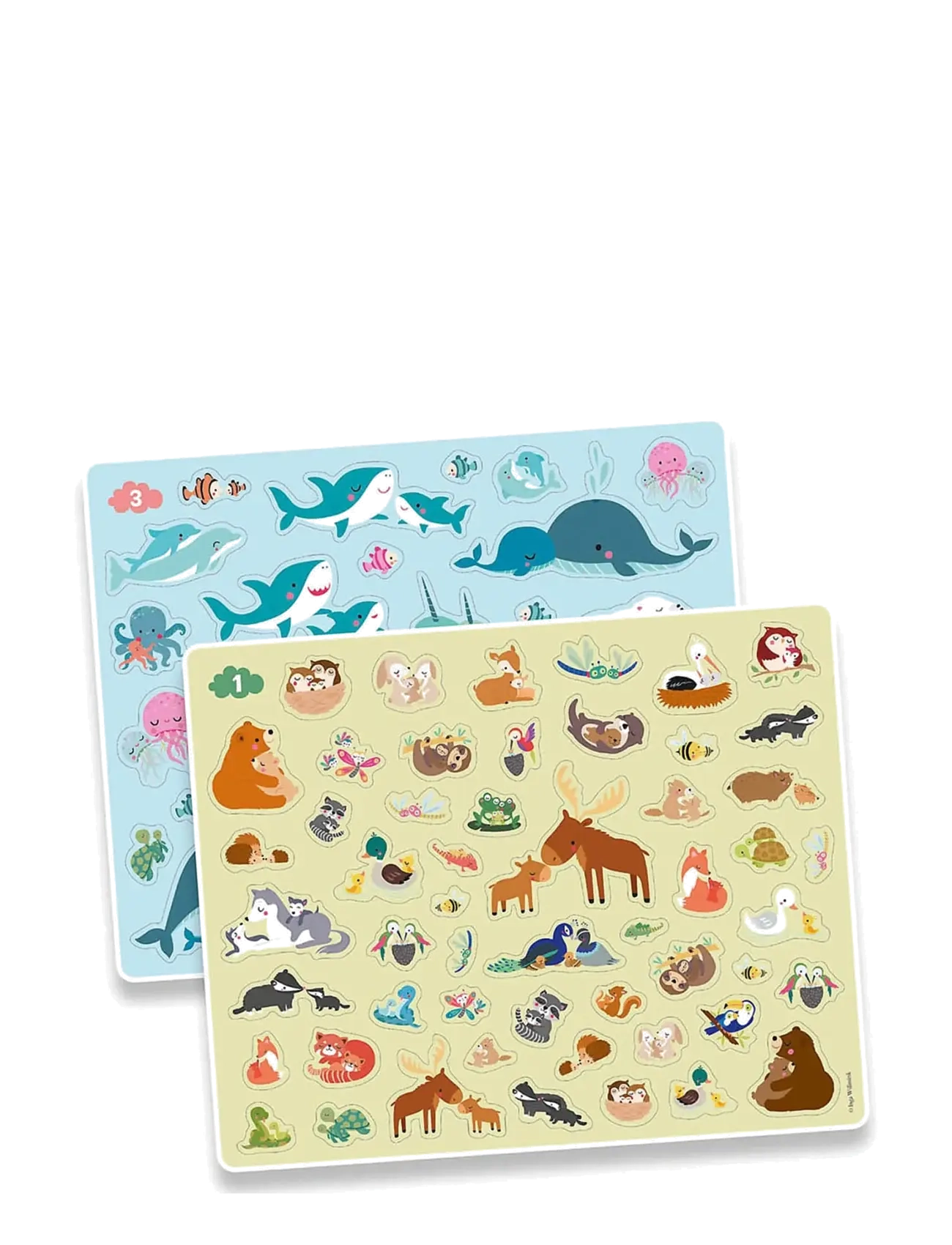Auzou - Stickers - Baby Animals 200 pcs - klistermærker - multi - 3