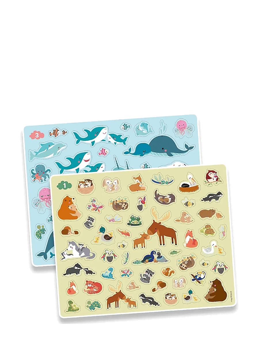 Auzou - Stickers - Baby Animals 200 pcs - kleebised - multi - 3