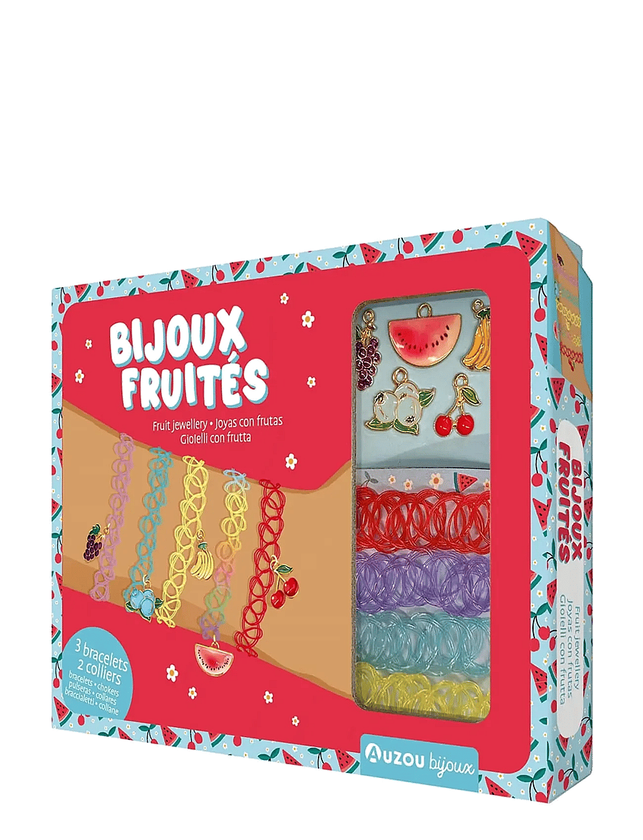Auzou - Jewellery Factory - Bracelets and Fruit Pendants - käsitöökomplekt - multi - 1