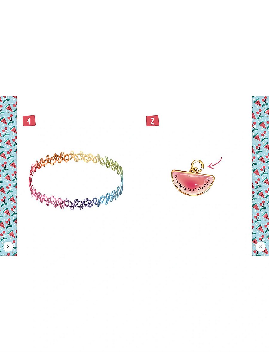 Auzou - Jewellery Factory - Bracelets and Fruit Pendants - käsitöökomplekt - multi - 0