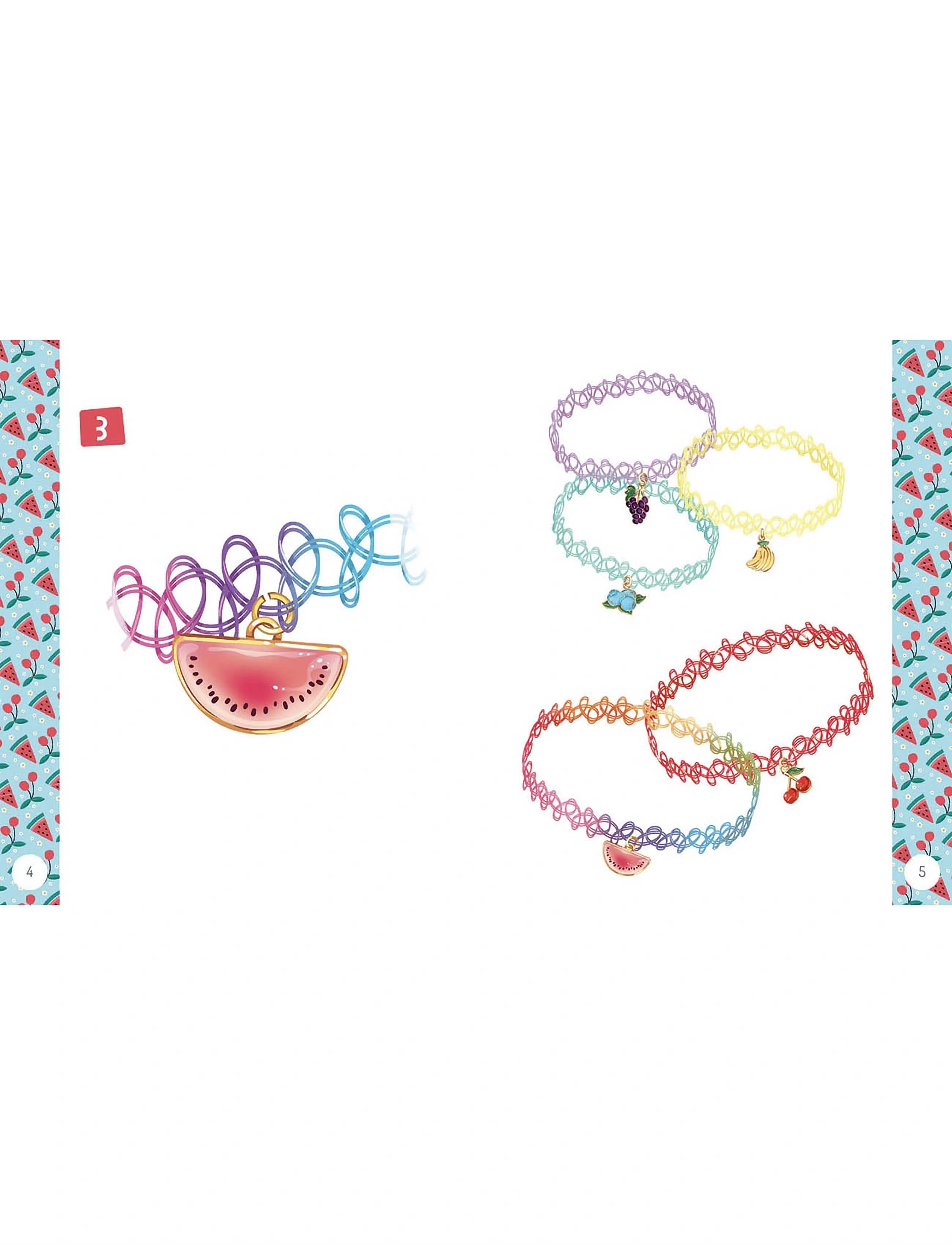 Auzou - Jewellery Factory - Bracelets and Fruit Pendants - bastelset - multi - 3