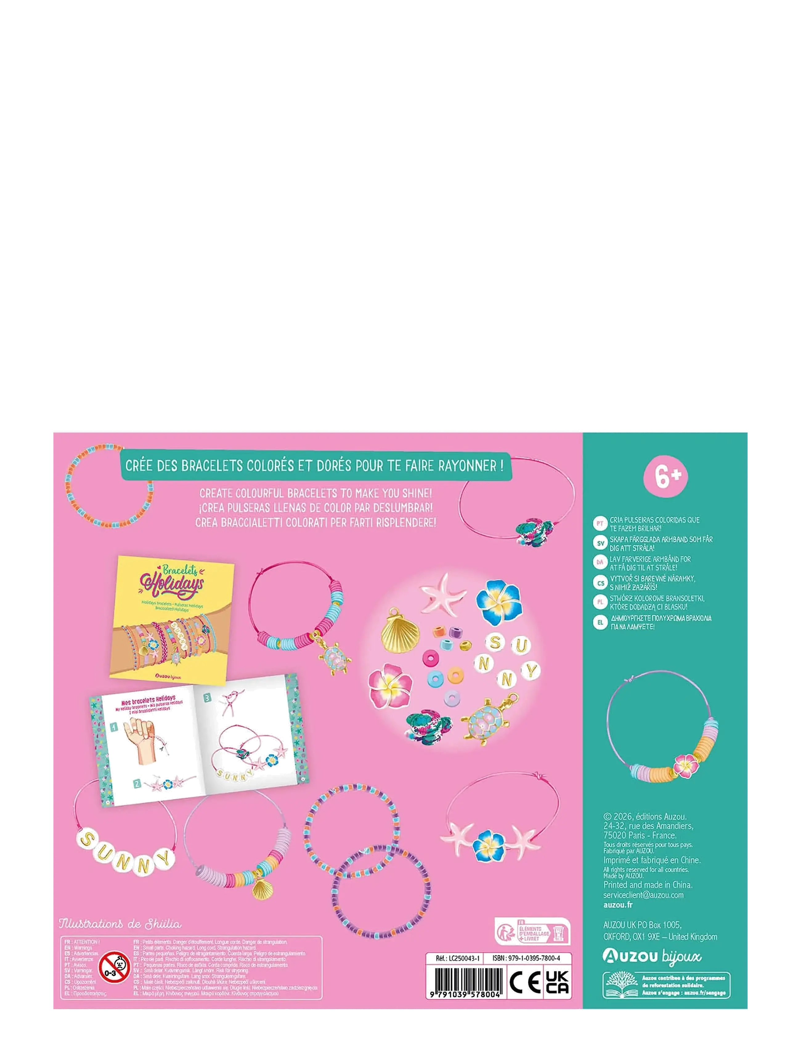 Auzou - Jewellery Factory - Holidays Bracelets - Big Kit - smykker & accessories - multi - 1