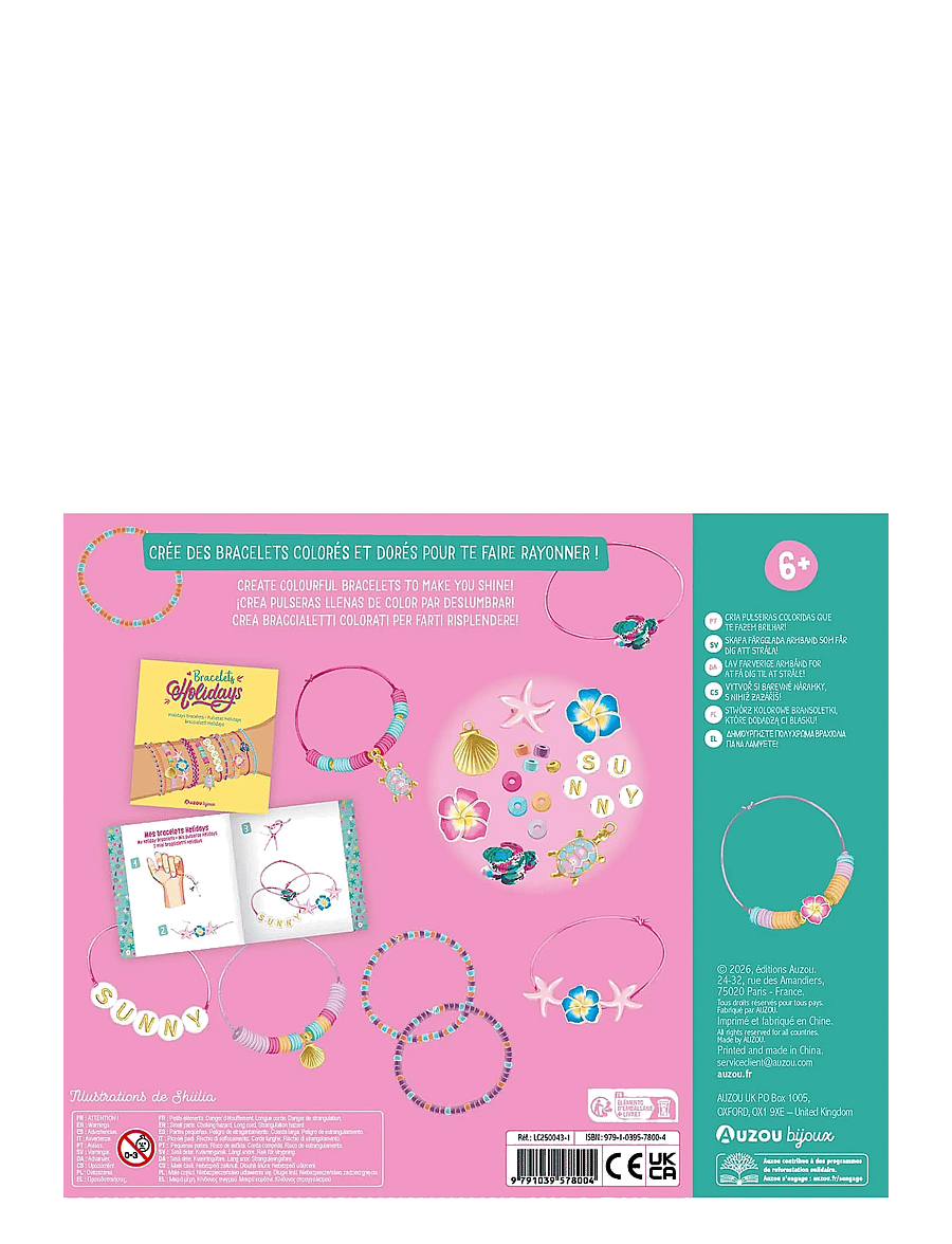 Auzou - Jewellery Factory - Holidays Bracelets - Big Kit - smykker & accessories - multi - 1