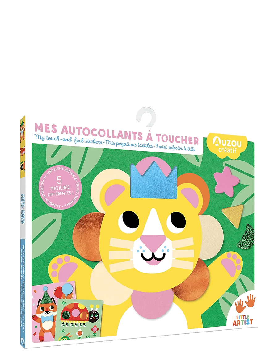 Auzou - Activity Kit - Sensory Stickers - klistermärken - multi - 0