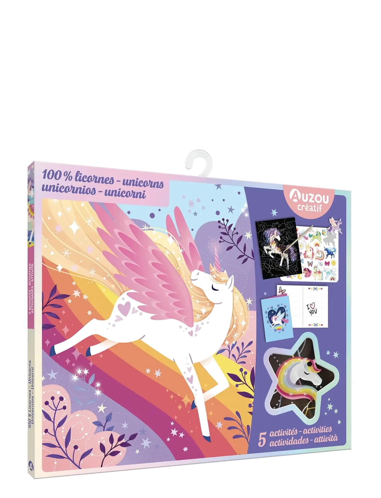 Auzou Activity Kit - 100pct Unicorn - Pyssel - MULTI / multi