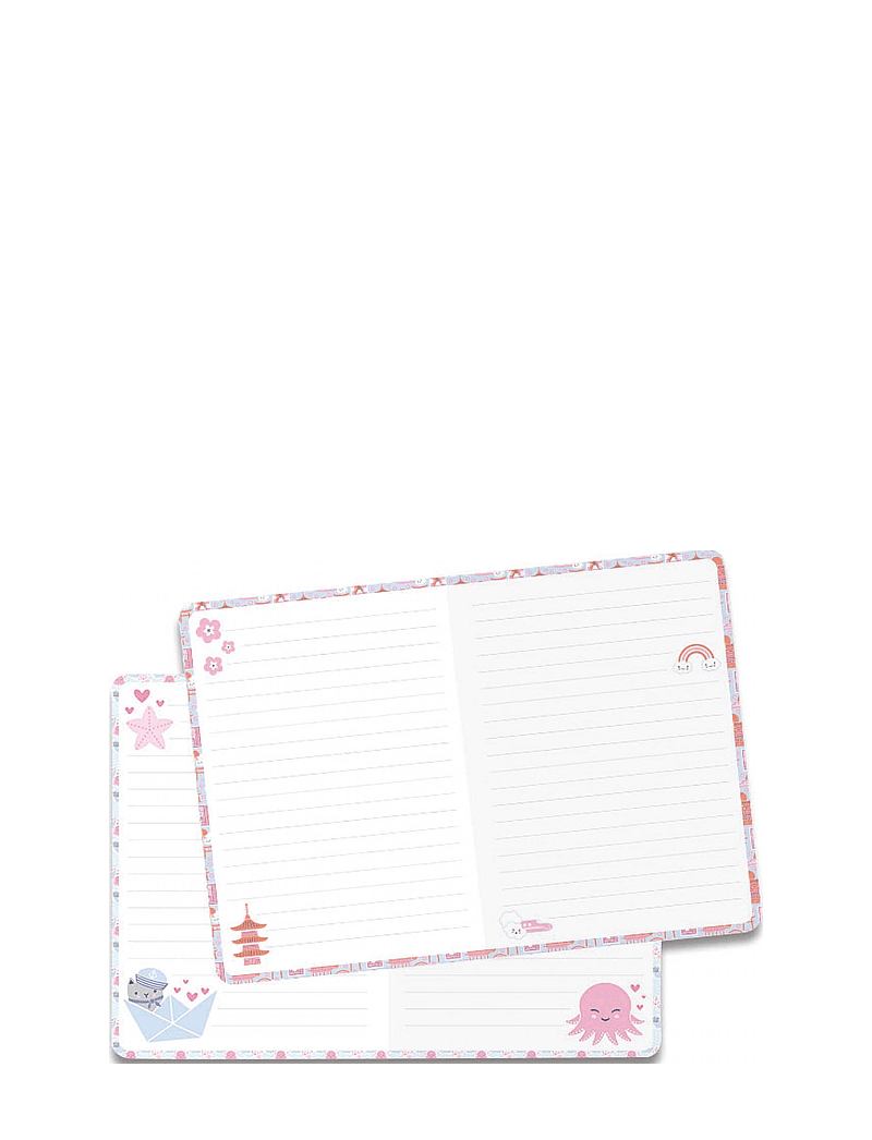 Auzou - Stationery - Kawaii Notebook with Lock - värvimis- & käsitööraamatud - green - 3