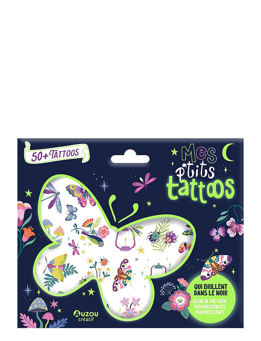 Auzou - Little Tattoos - Enchanted Night 50 pcs - tatueringar - multi - 0