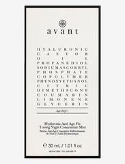 Avant Skincare - Hyaluronic Acid Age Fix Toning Night Concentrate Mist - kasvovedet - no color - 2