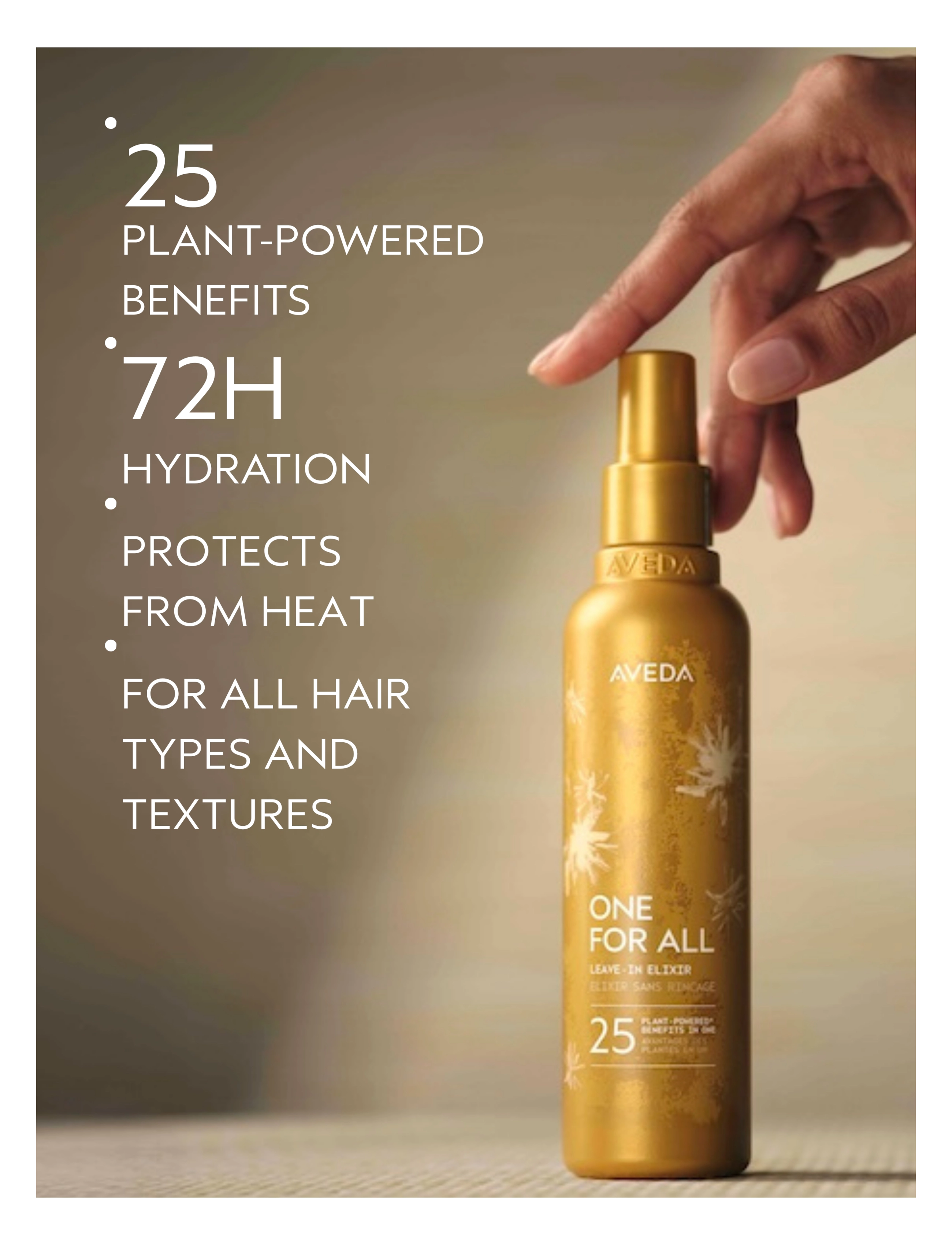 Aveda - One For All Leave-In Elixir - hår - no color - 2