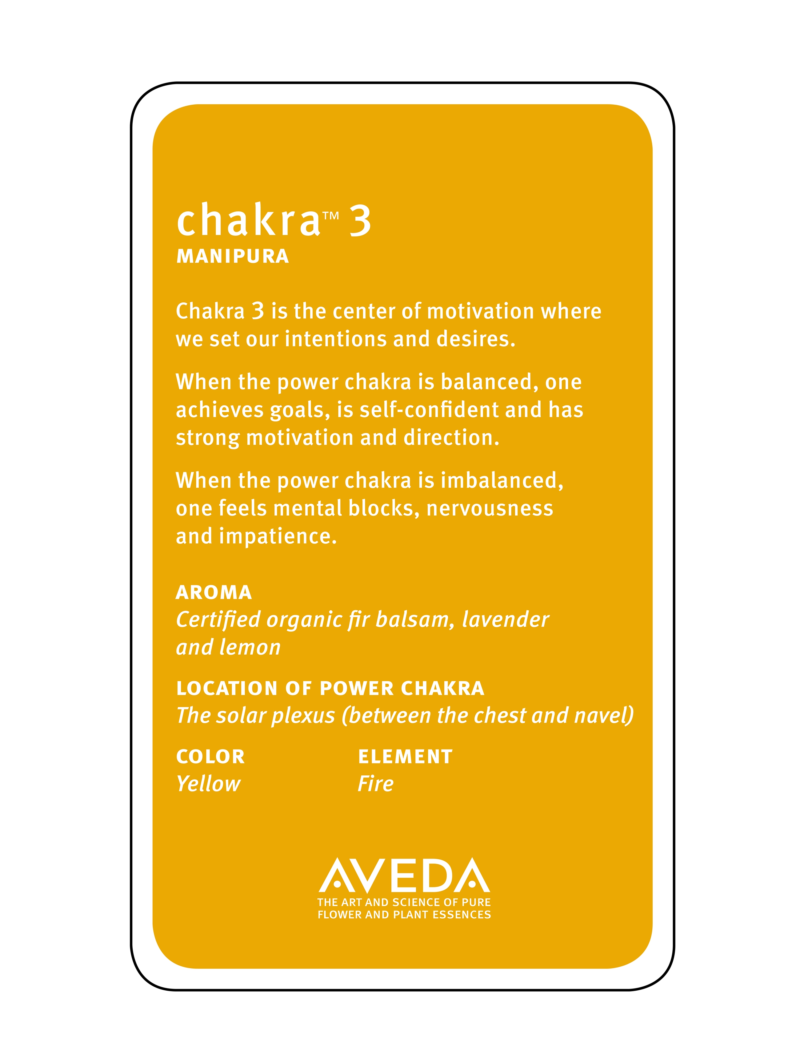 Aveda Chakra 3 Balancing Pf Mist, 100 ml, Nude, Parfume > Tåger, Dame