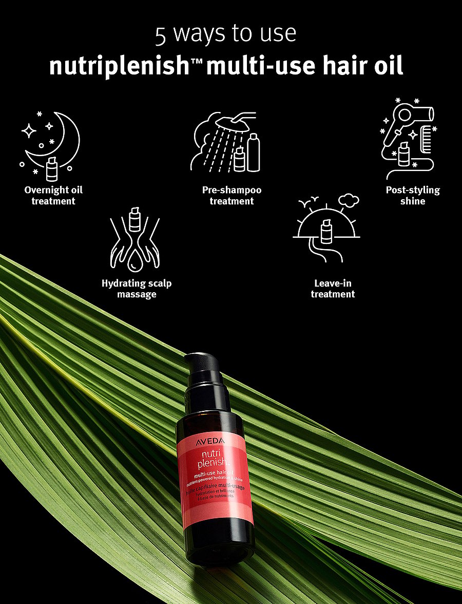 Aveda - Nutriplenish Multi-Use Hair Oil - juuksed - no color - 2