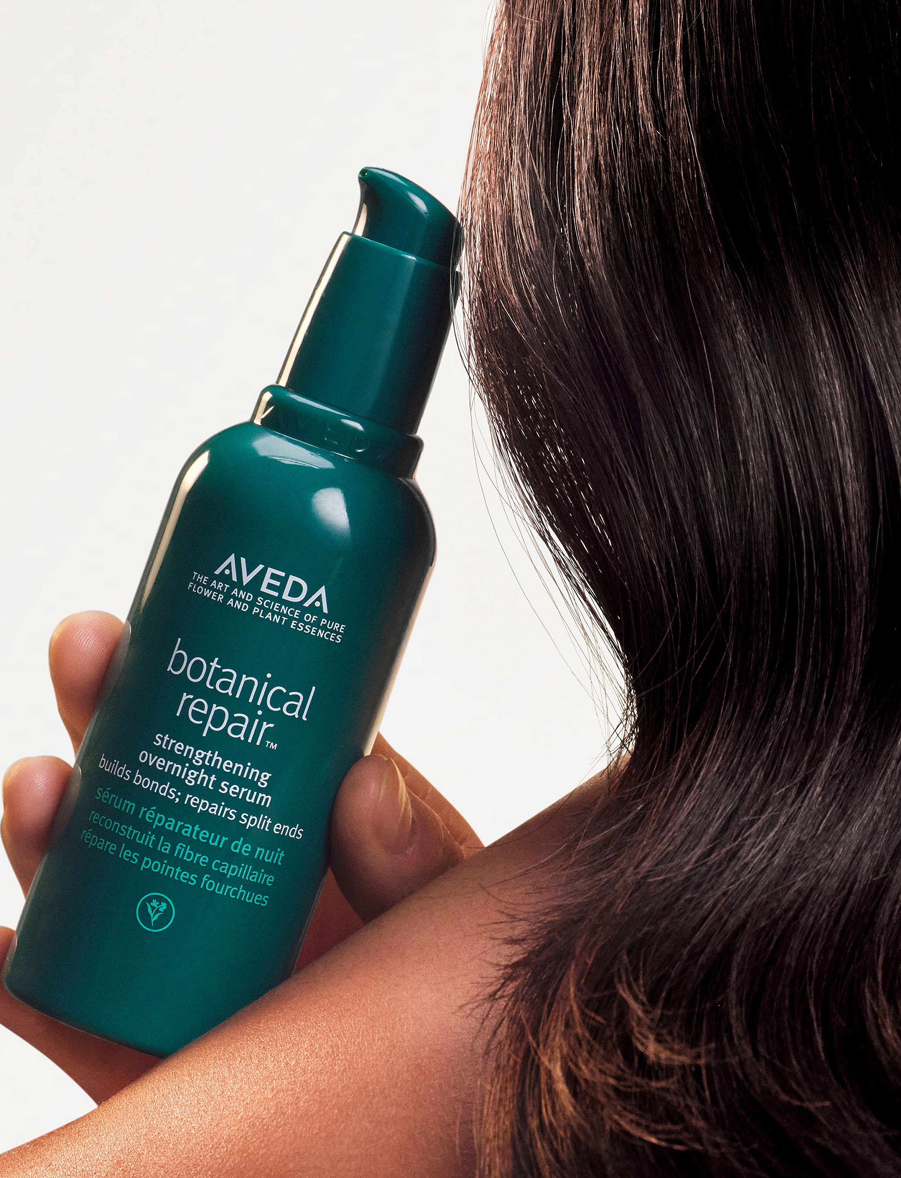 Aveda - Botanical Repair Strengthening Overnight Serum - hårserum - no color - 3