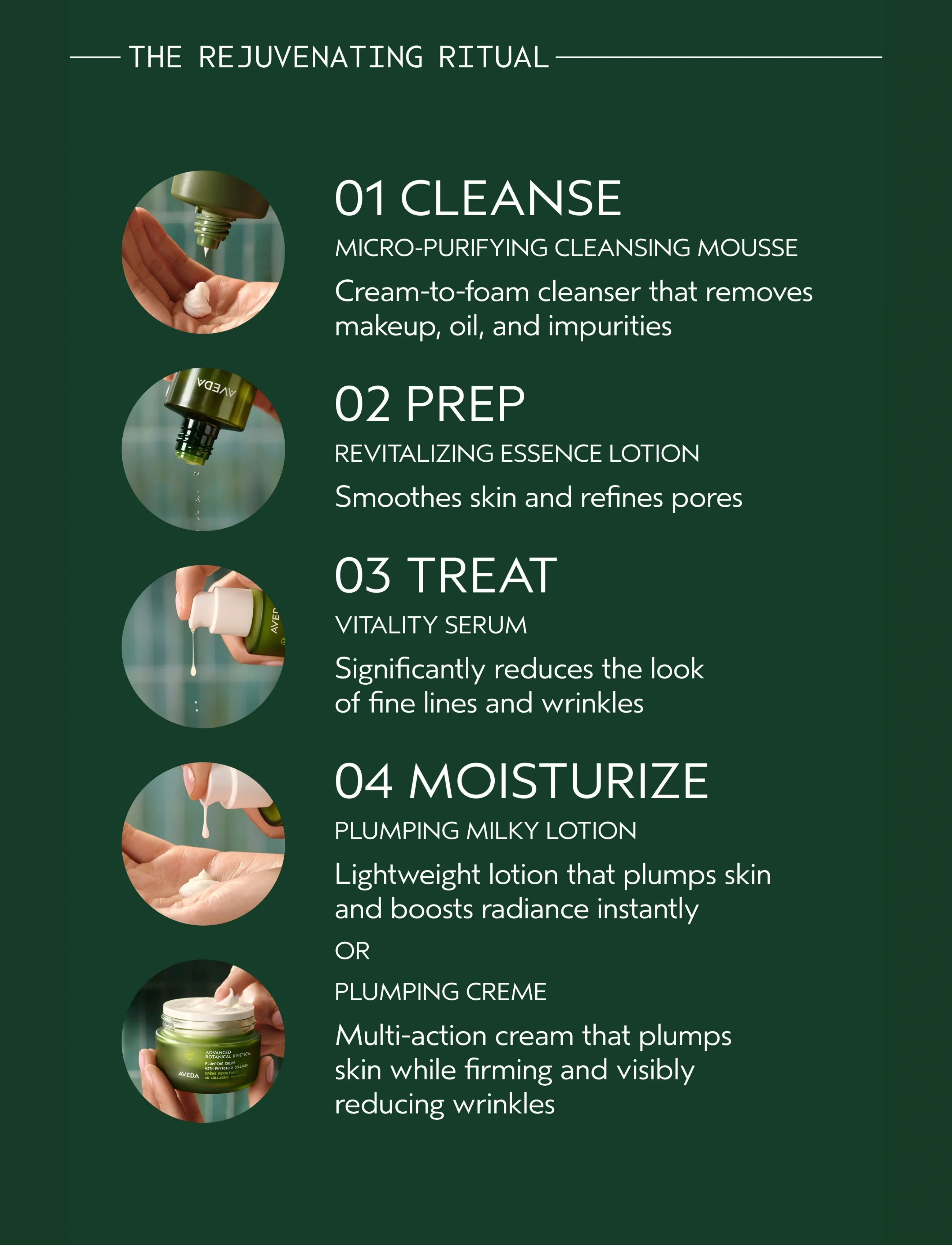 Aveda - Advanced Botanical Kinetics Plumping Creme Refill 50ml - fuktkrämer - clear - 4