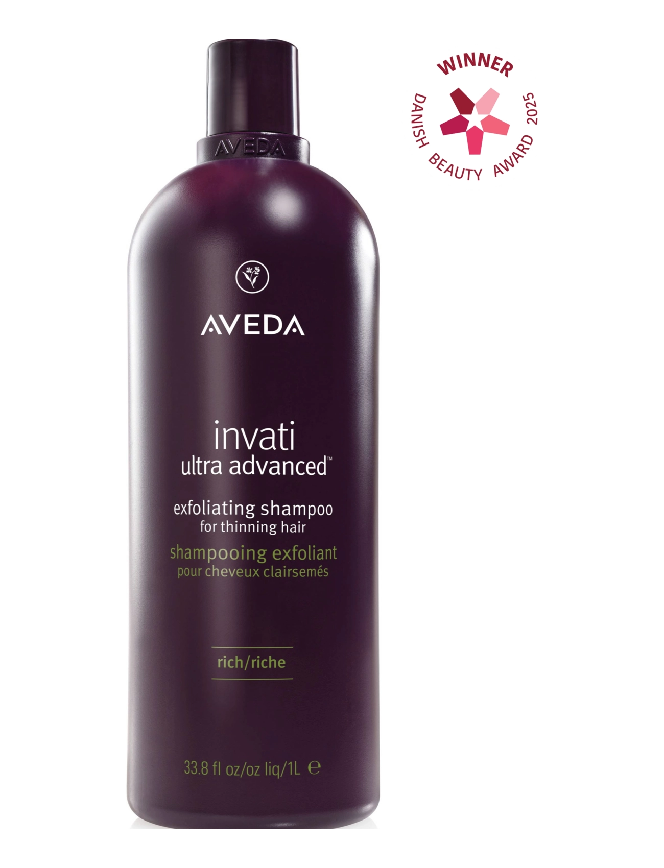 Aveda Invati Ultra Advanced Exfoliating Shampoo Rich 1000Ml, Shampoo, Nude, Str: 1000 ml