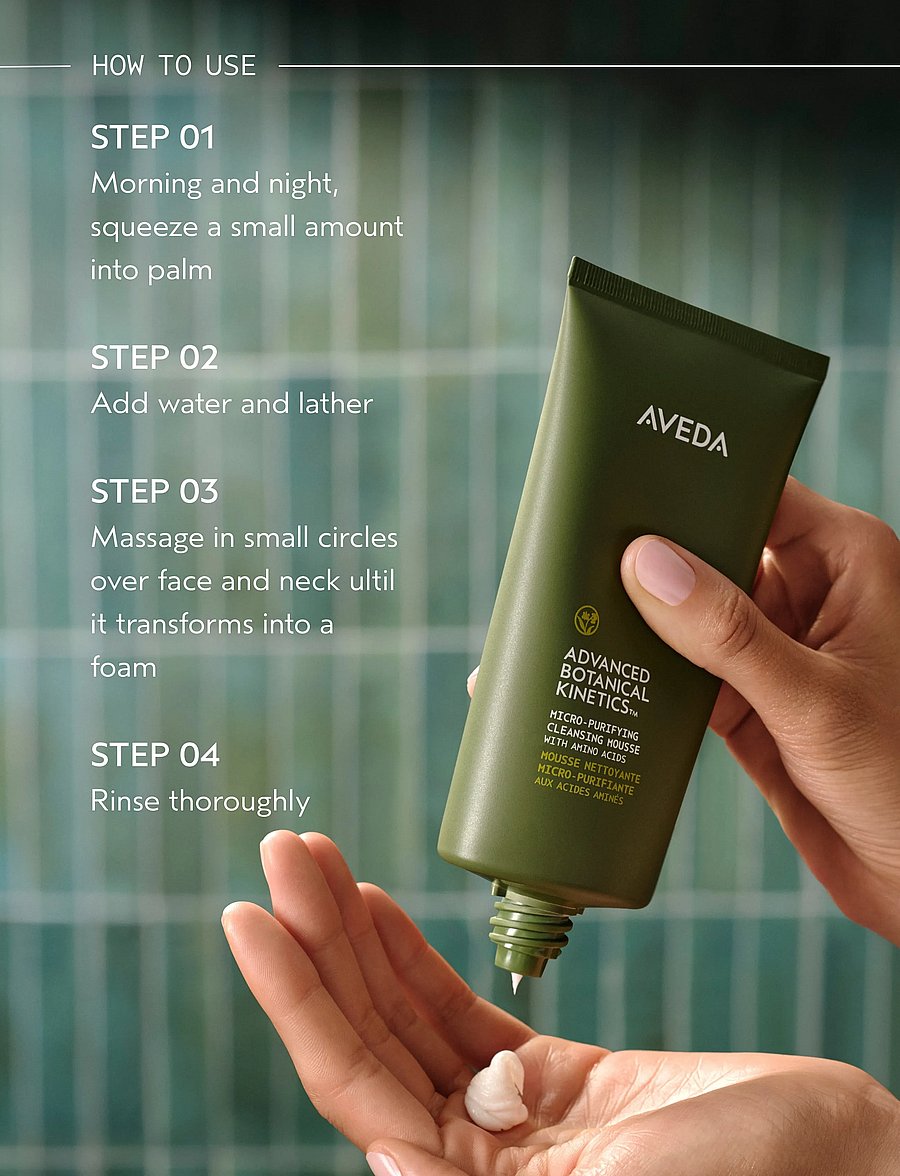 Aveda - Advanced Botanical Kinetics™ Micro-Purifying Cleansing Mousse 150 ml - foaming cleanser - clear - 2