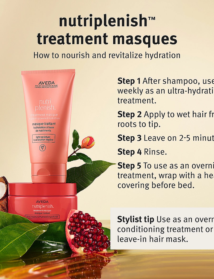 Aveda - Nutriplenish Masque Light Moisture - hårkur - no color - 4