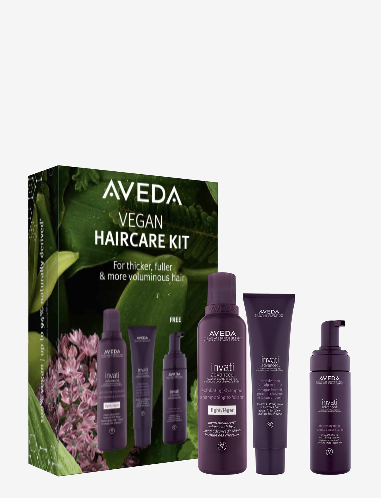 Aveda - Invati Advanced vegan haircare kit - scalp treatment - no color - 1