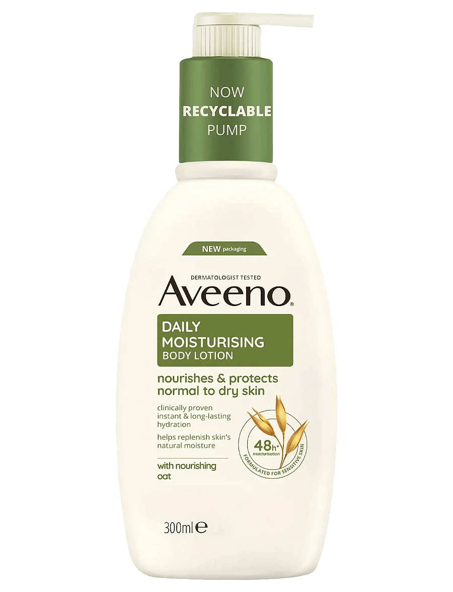 Aveeno - Aveeno Daily Moisturising Body Lotion 300 ml - húðmjólk og krem - clear - 0