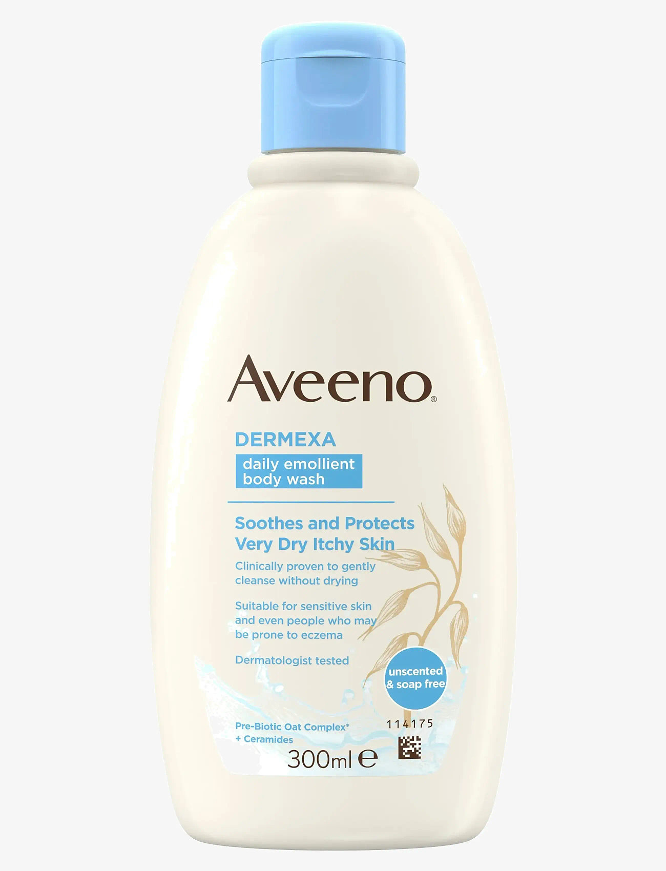 Aveeno - Aveeno Dermexa Daily Emollient Body Wash 300 ml - duschgel & duscholjor  - clear - 0