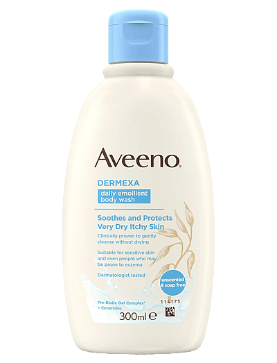 Aveeno Dermexa Daily Emollient Body Wash 300 Ml - Shower Gel